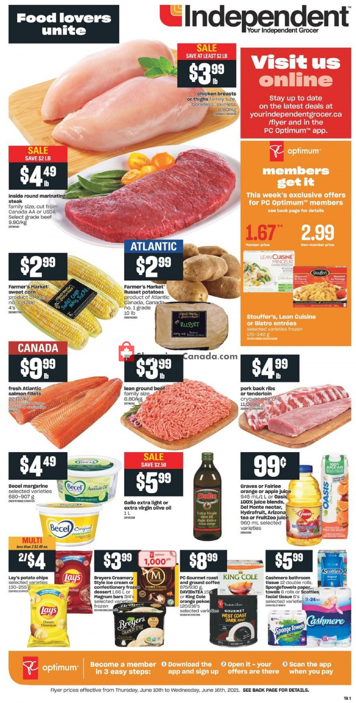 Your Independent Grocer flyer from Thursday June 10, 2021 to Wednesday June 16, 2021 - page 1