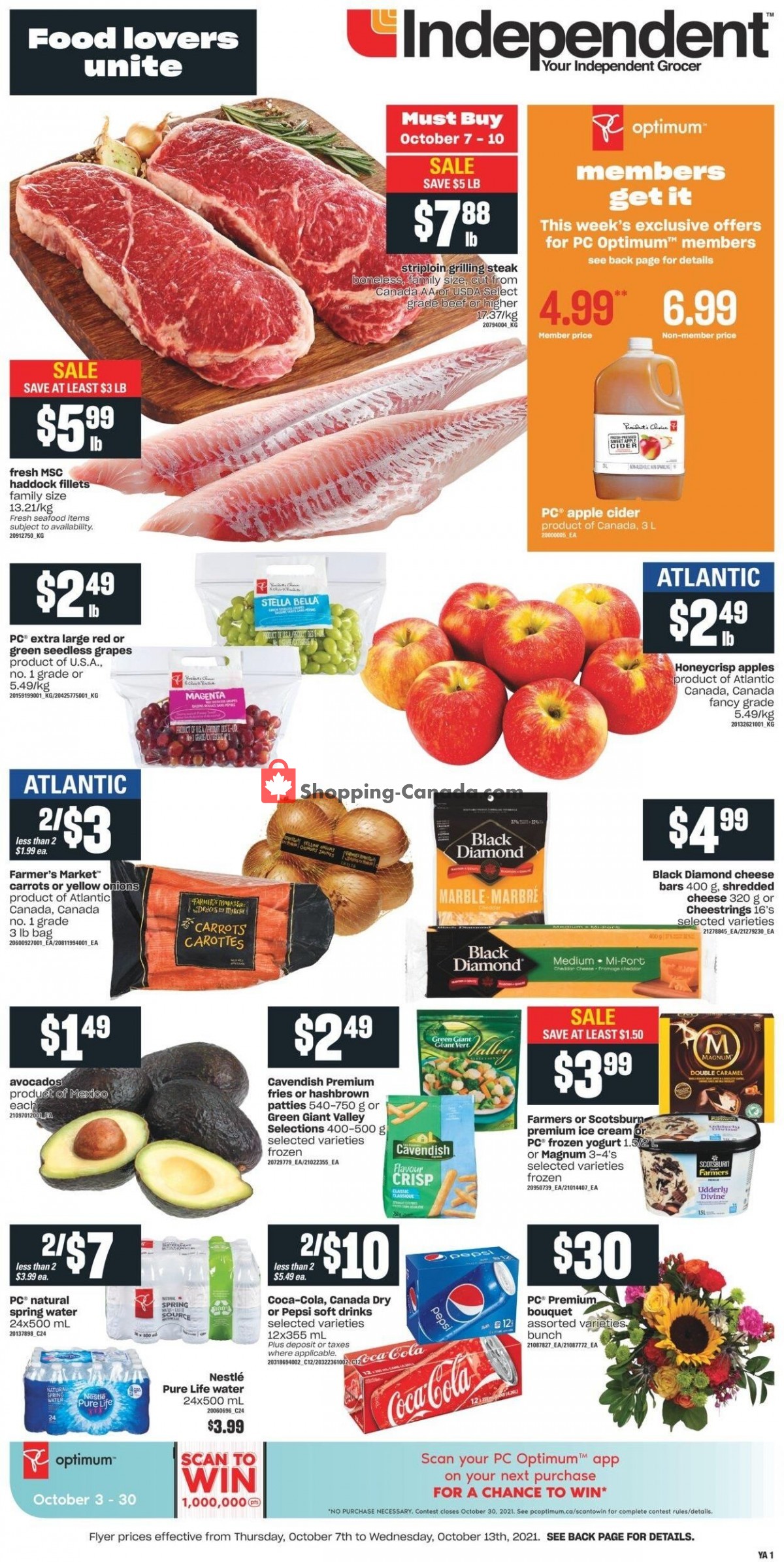 Your Independent Grocer flyer from Thursday October 7, 2021 to Wednesday October 13, 2021 - page 2