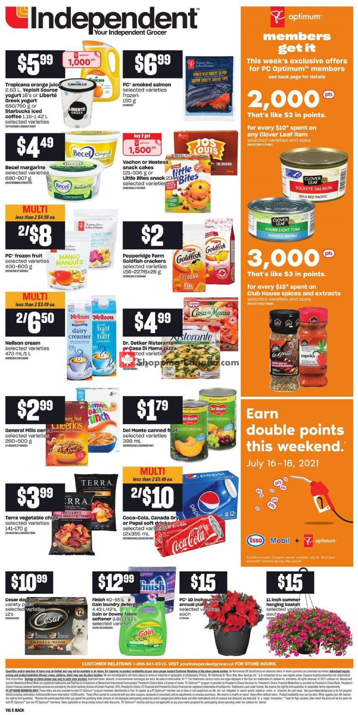 Your Independent Grocer flyer from Thursday July 15, 2021 to Wednesday July 21, 2021 - page 2
