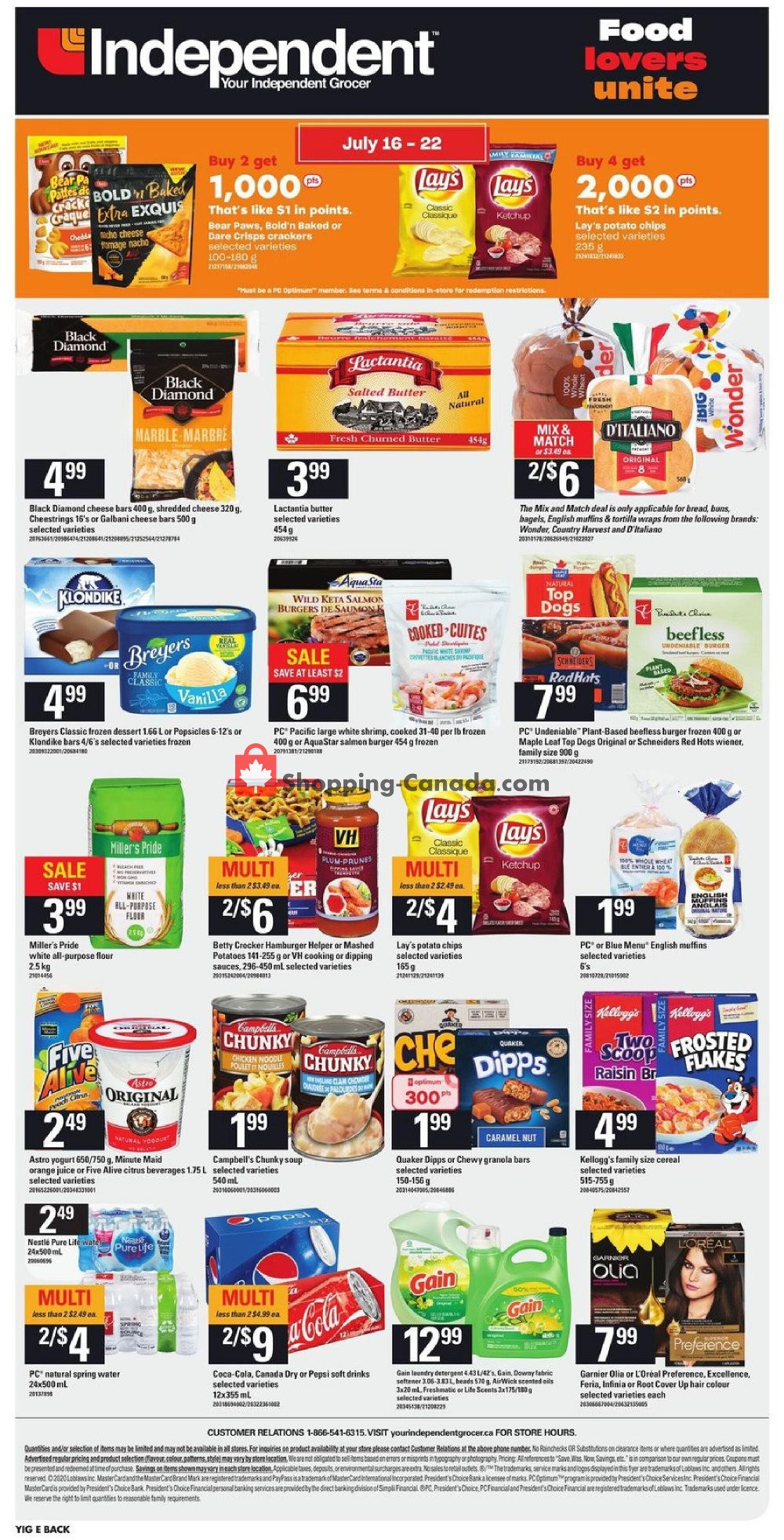 Your Independent Grocer flyer from Thursday July 16, 2020 to Wednesday July 22, 2020 - page 4