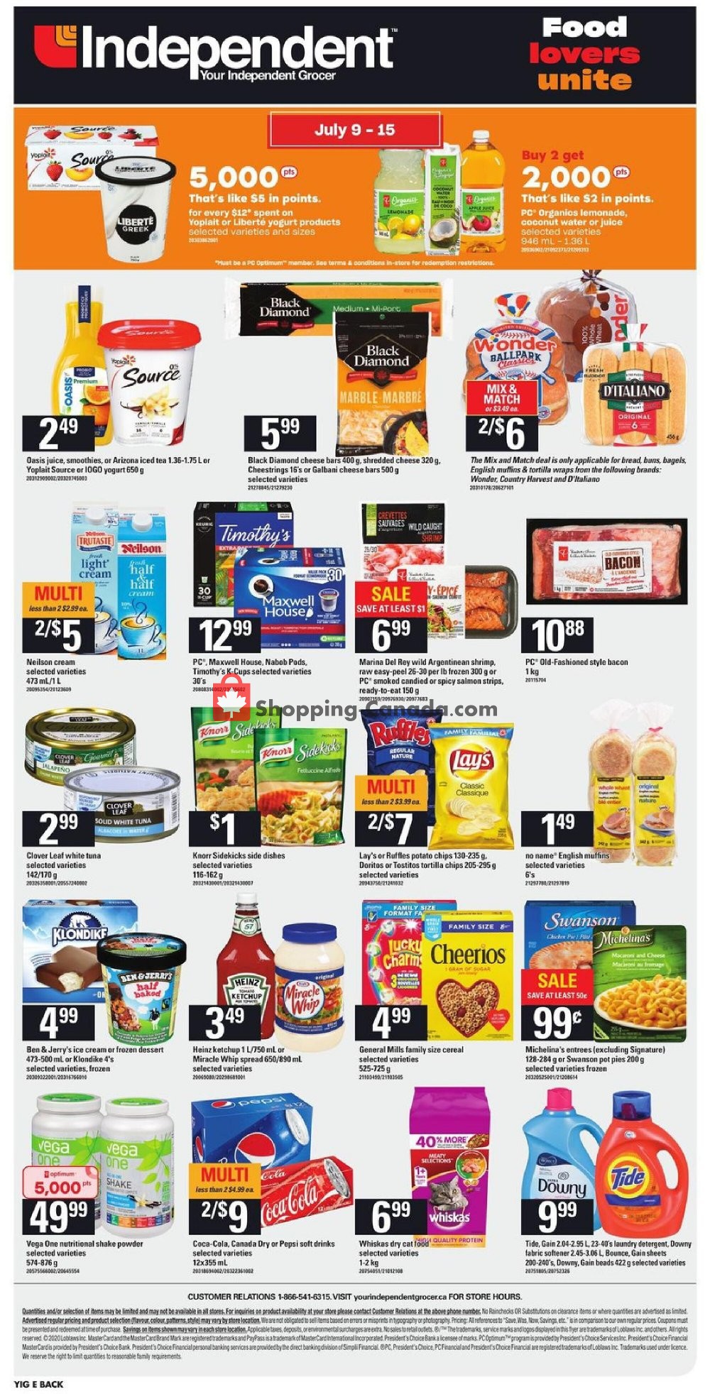Your Independent Grocer flyer from Thursday July 9, 2020 to Wednesday July 15, 2020 - page 2