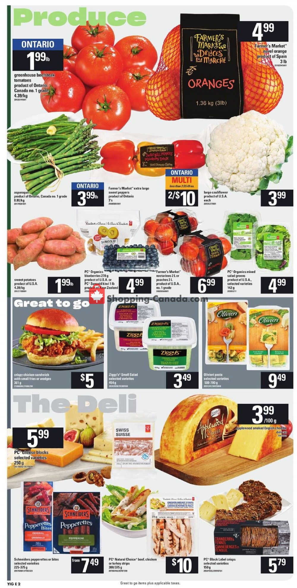 Your Independent Grocer Canada, flyer (Food Lovers Unit ON) June