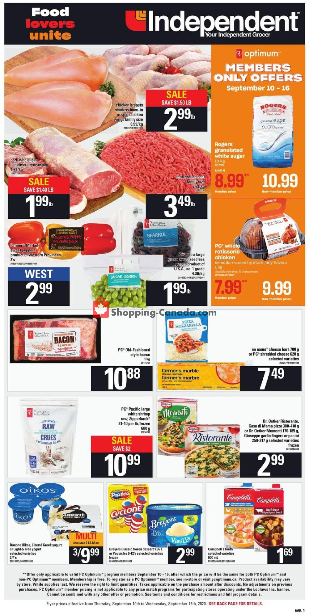 Your Independent Grocer flyer from Thursday September 10, 2020 to Wednesday September 16, 2020 - page 3
