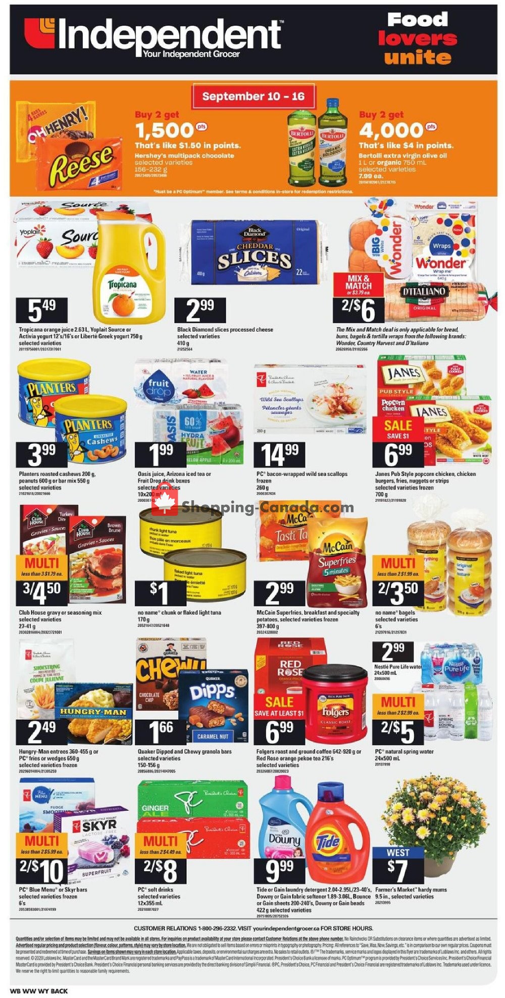 Your Independent Grocer flyer from Thursday September 10, 2020 to Wednesday September 16, 2020 - page 4
