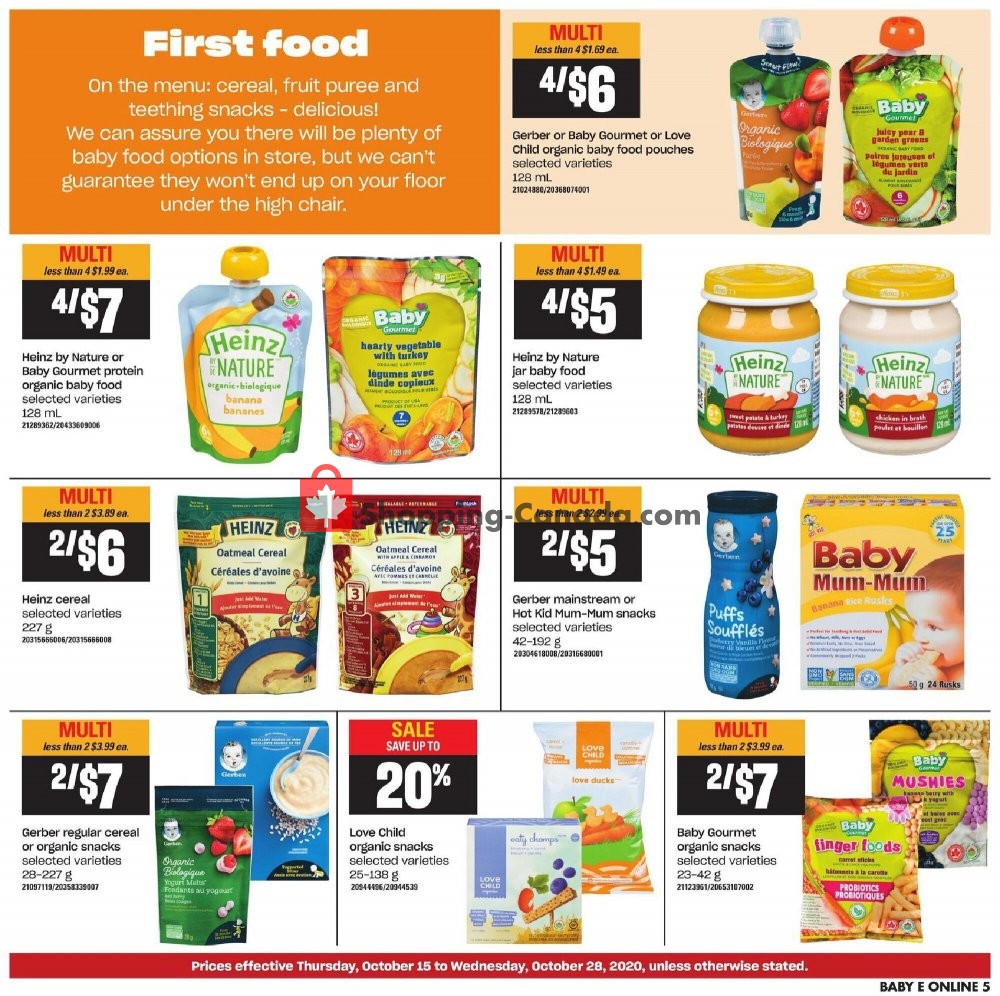 Your Independent Grocer flyer from Thursday October 15, 2020 to Wednesday October 28, 2020 - page 5