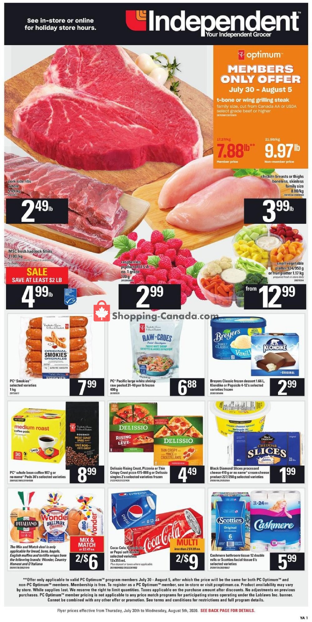 Your Independent Grocer Canada, flyer (Our Big Thank You Atlantic