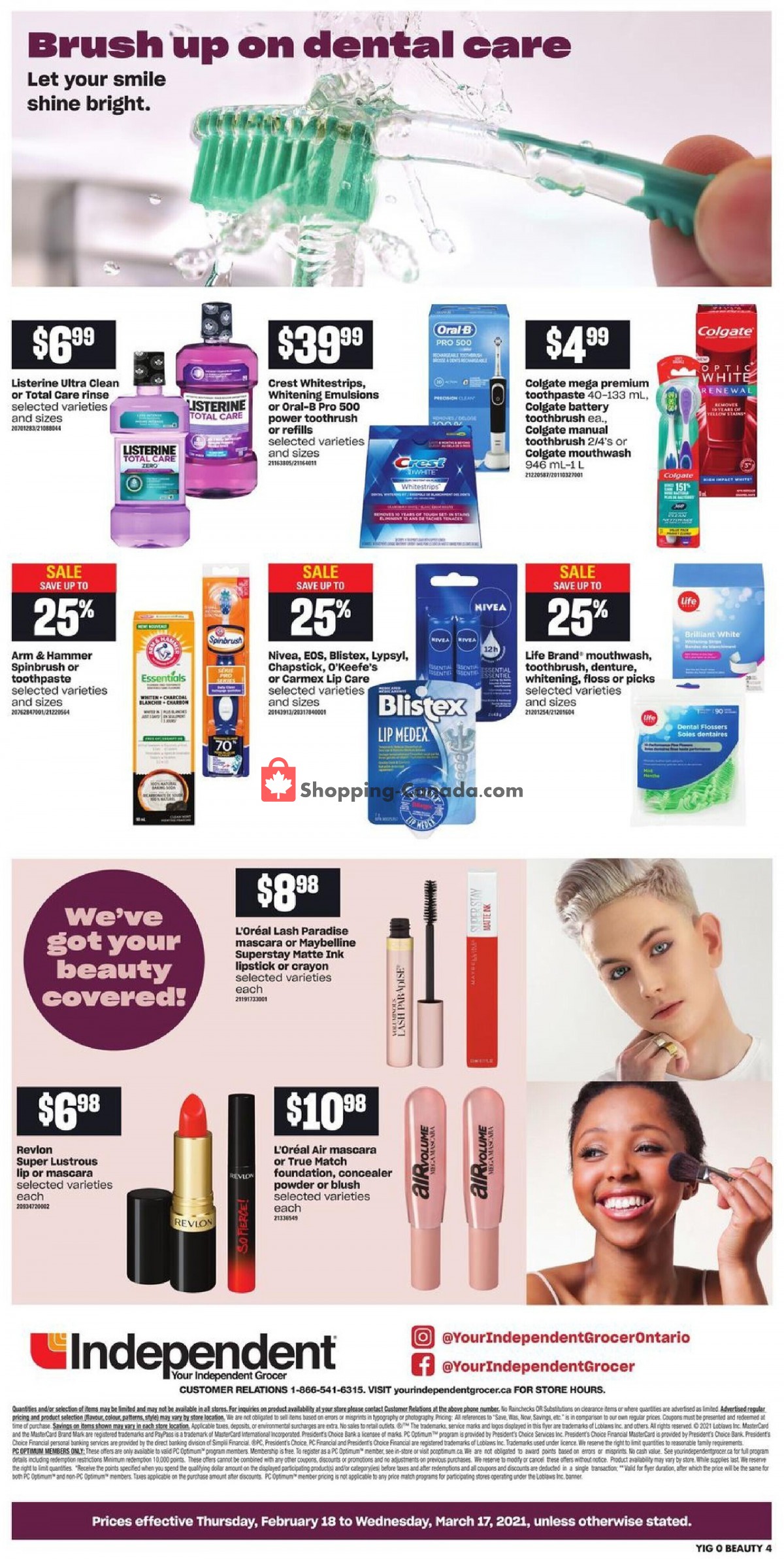 Your Independent Grocer flyer from Thursday February 18, 2021 to Wednesday March 17, 2021 - page 4