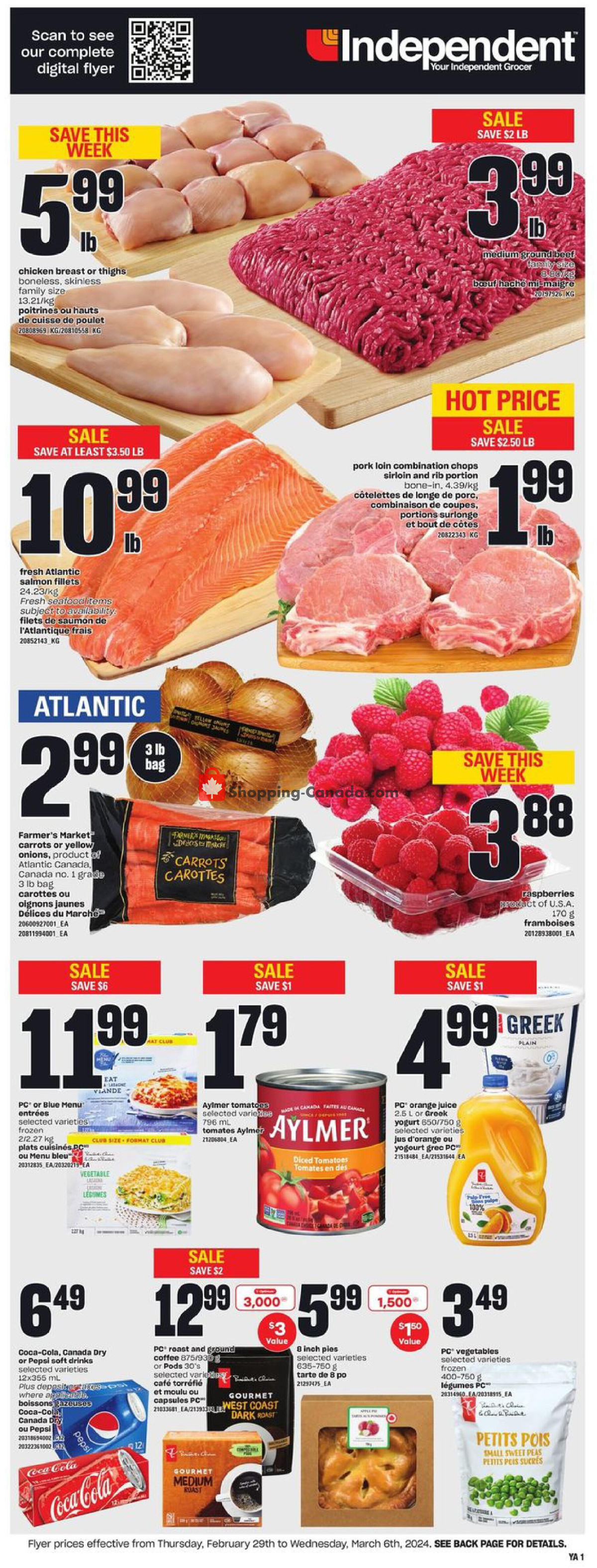 Your Independent Grocer flyer from Thursday February 29, 2024 to Wednesday March 6, 2024 - page 4