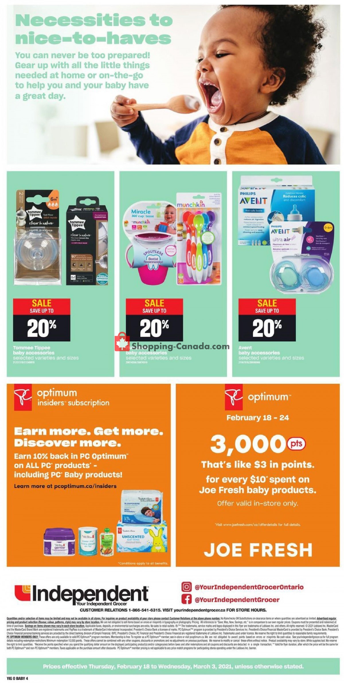 Your Independent Grocer flyer from Thursday February 18, 2021 to Wednesday March 3, 2021 - page 4