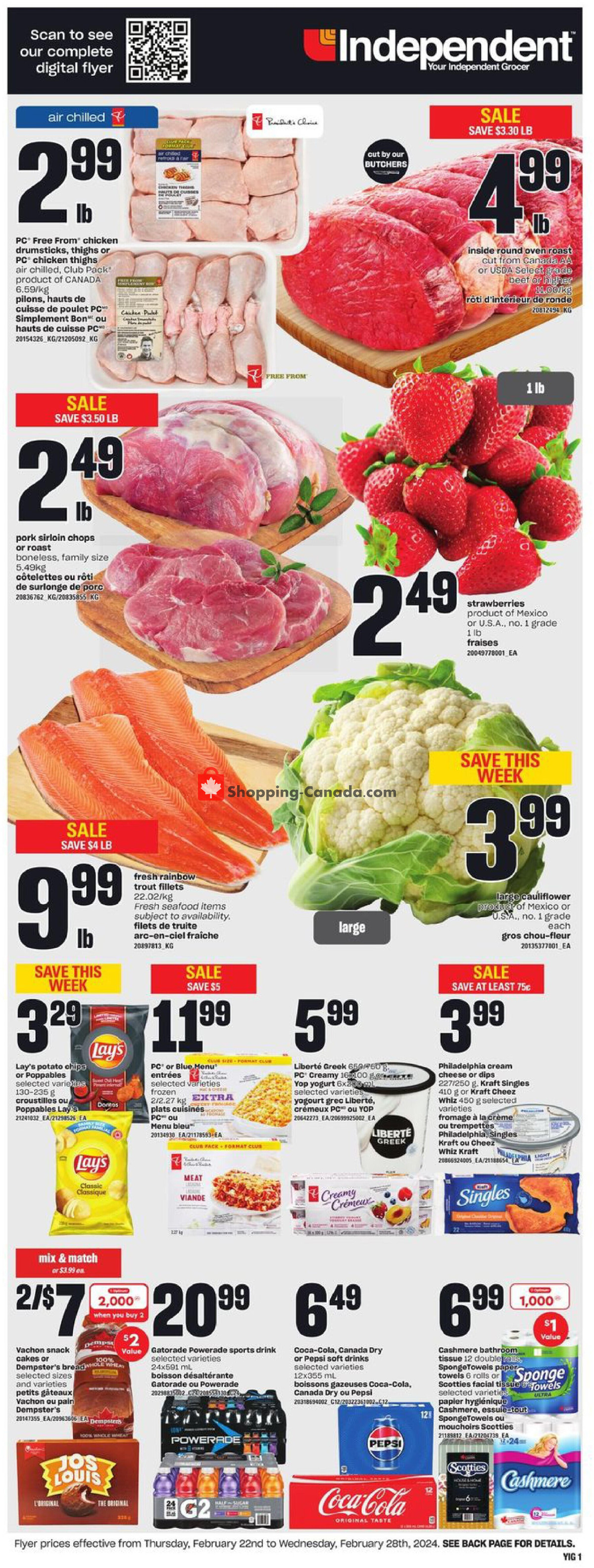 Your Independent Grocer flyer from Thursday February 22, 2024 to Wednesday February 28, 2024 - page 4