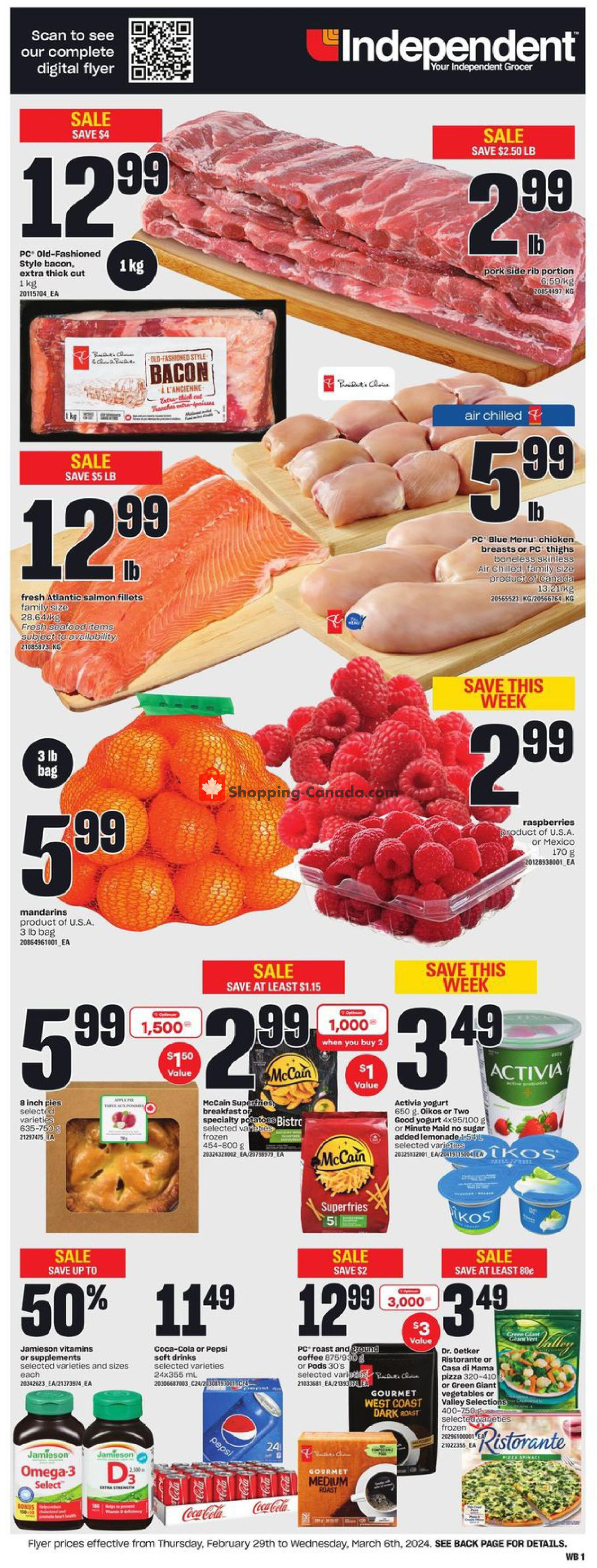 Your Independent Grocer flyer from Thursday February 29, 2024 to Wednesday March 6, 2024 - page 4
