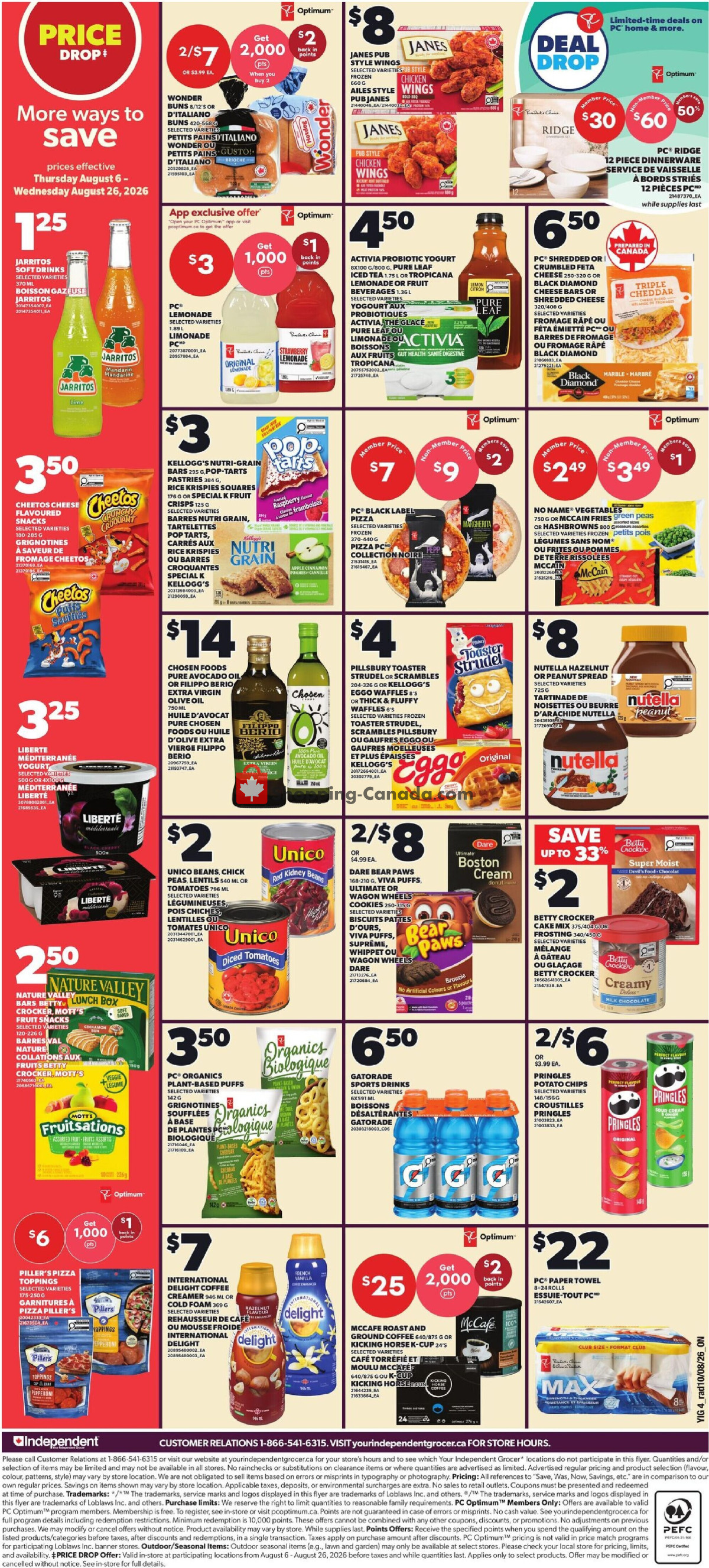 Your Independent Grocer flyer from Thursday August 13, 2026 to Wednesday August 19, 2026 - page 2