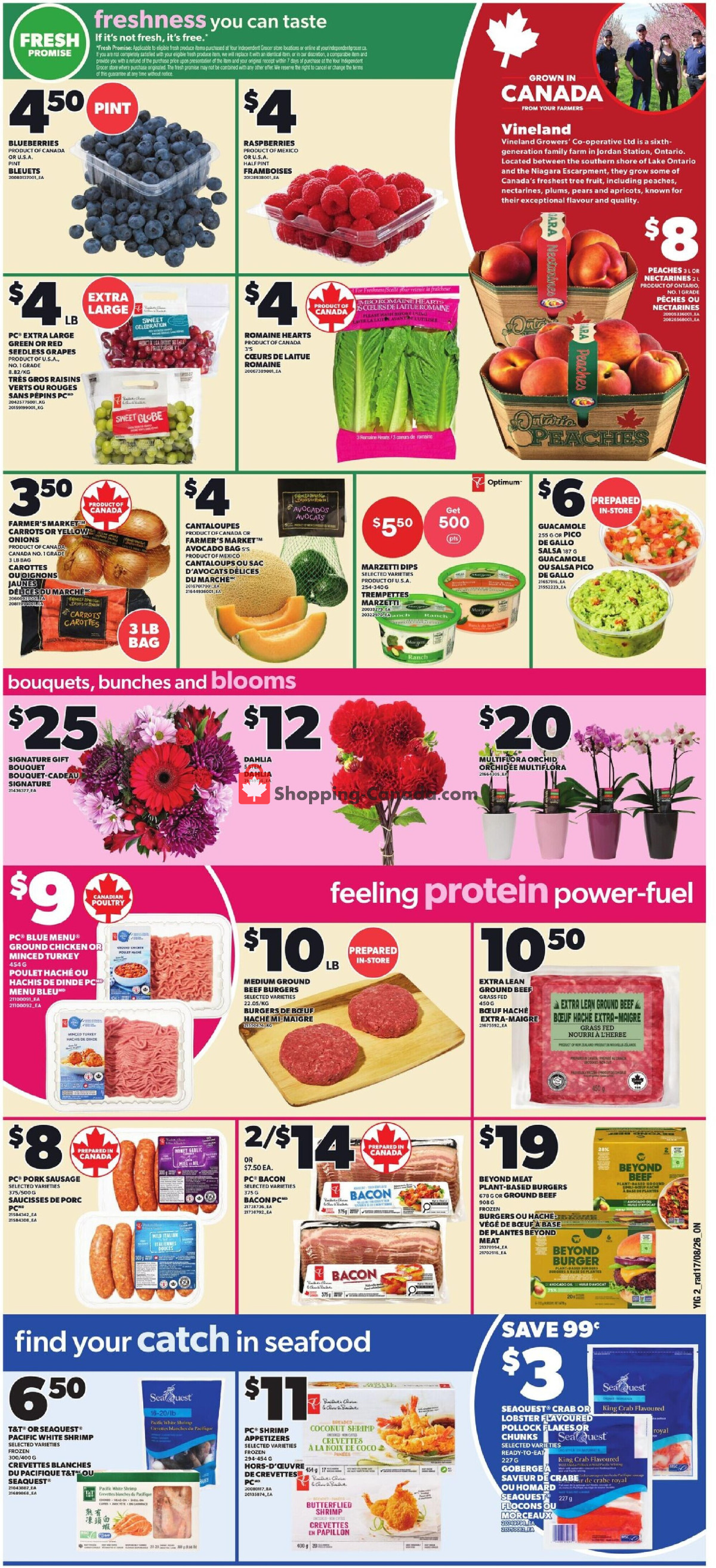 Your Independent Grocer flyer from Thursday August 20, 2026 to Wednesday August 26, 2026 - page 3