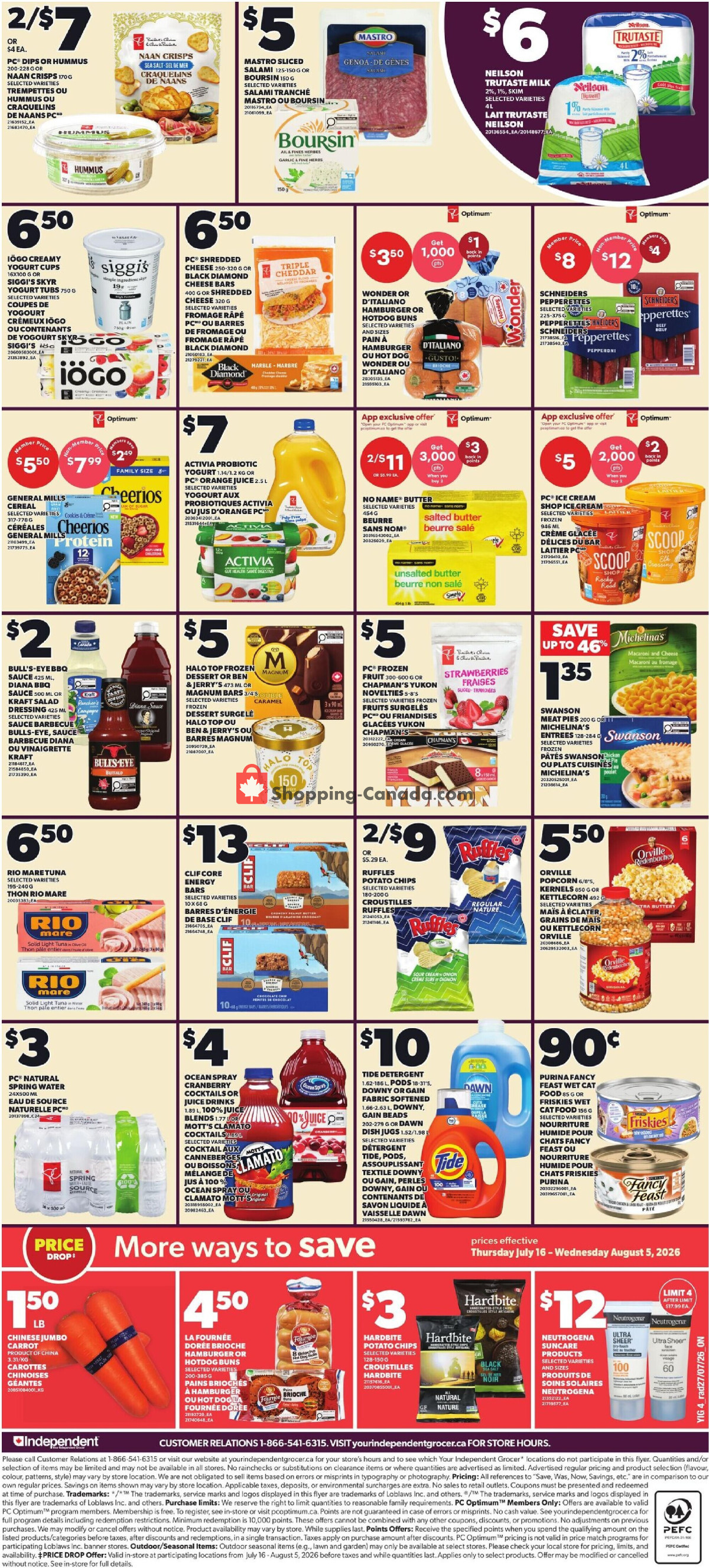 Your Independent Grocer flyer from Thursday July 30, 2026 to Wednesday August 5, 2026 - page 2