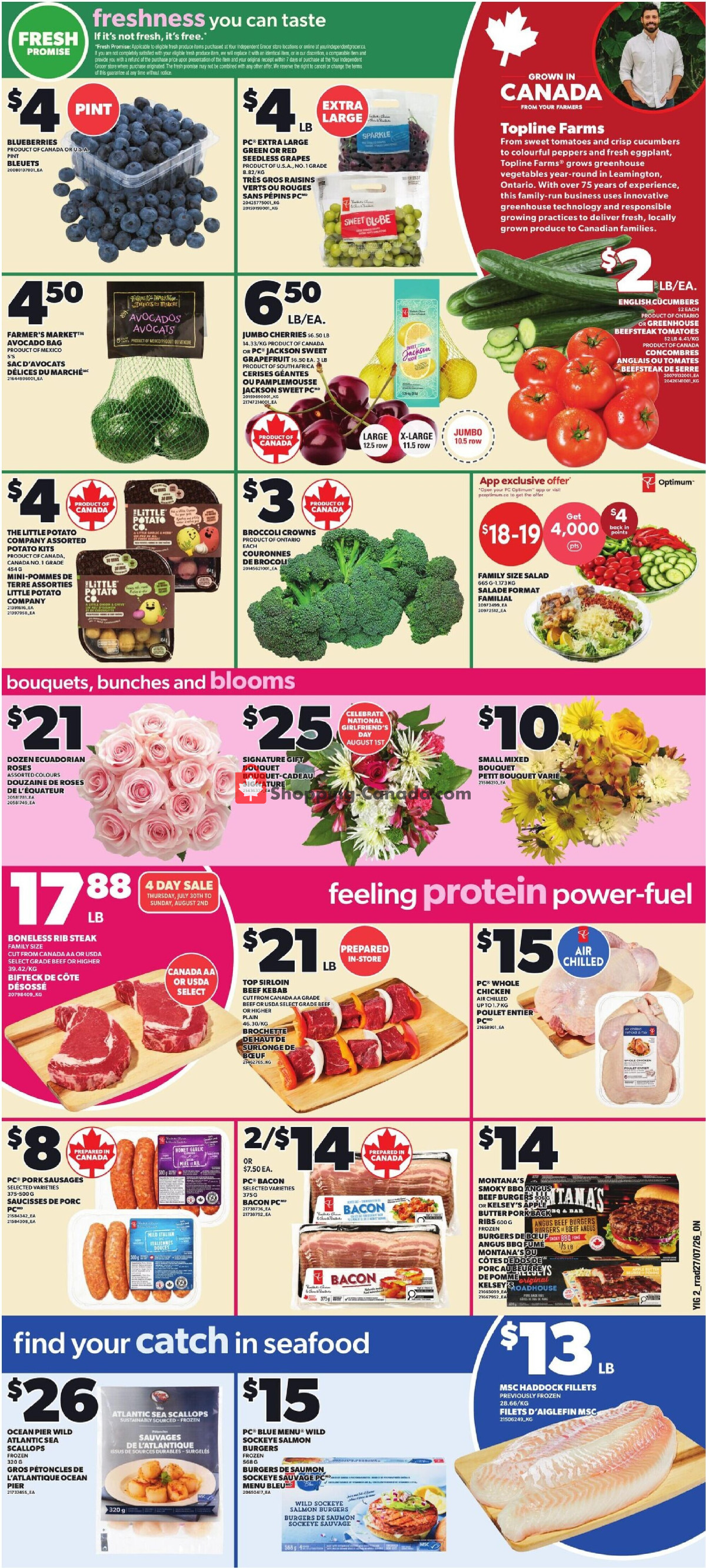 Your Independent Grocer flyer from Thursday July 30, 2026 to Wednesday August 5, 2026 - page 3