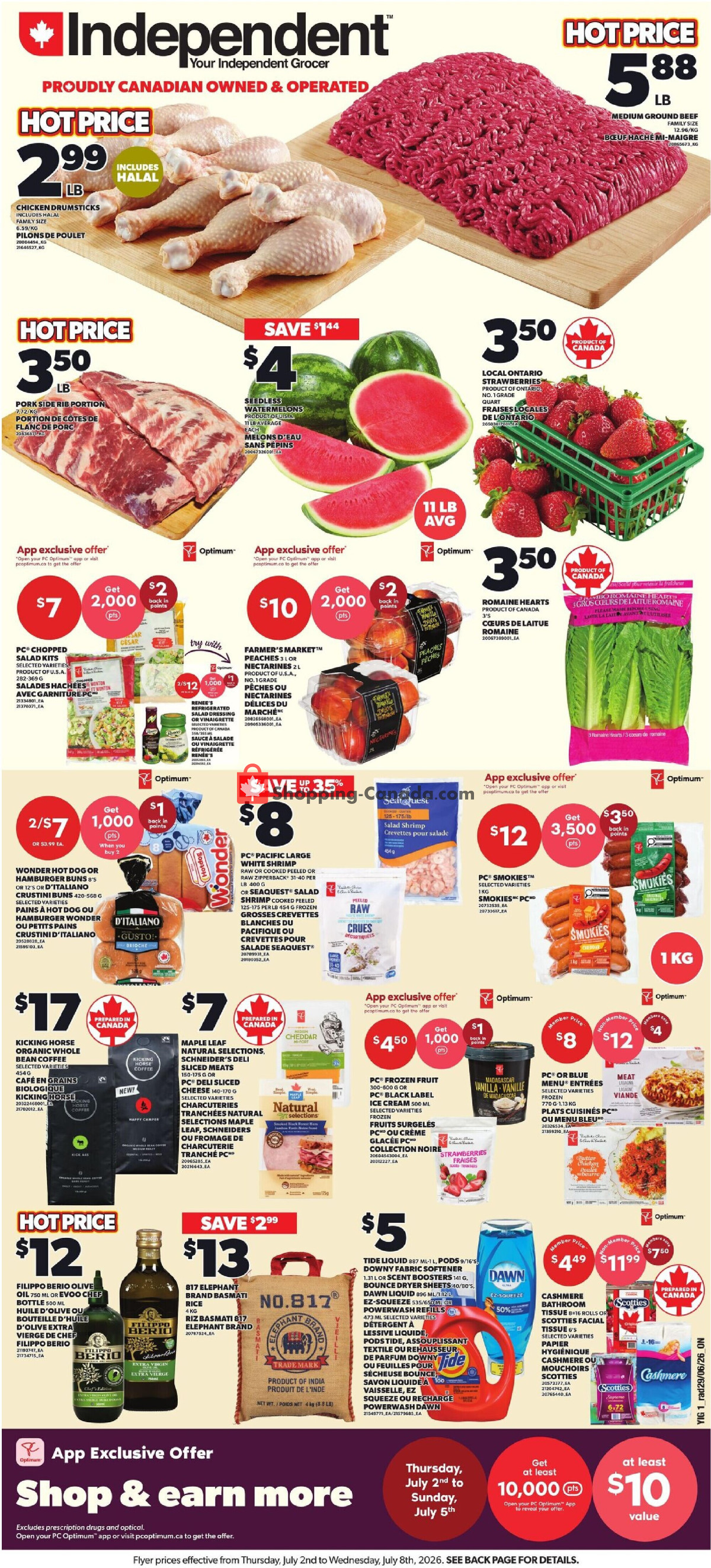 Your Independent Grocer flyer from Thursday July 2, 2026 to Wednesday July 8, 2026 - page 2