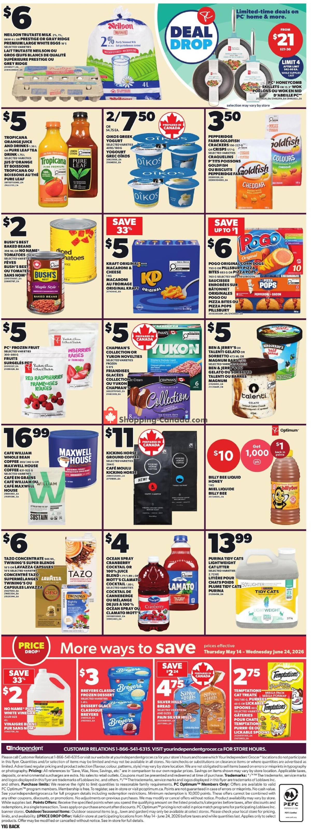 Your Independent Grocer flyer from Thursday May 21, 2026 to Wednesday May 27, 2026 - page 4
