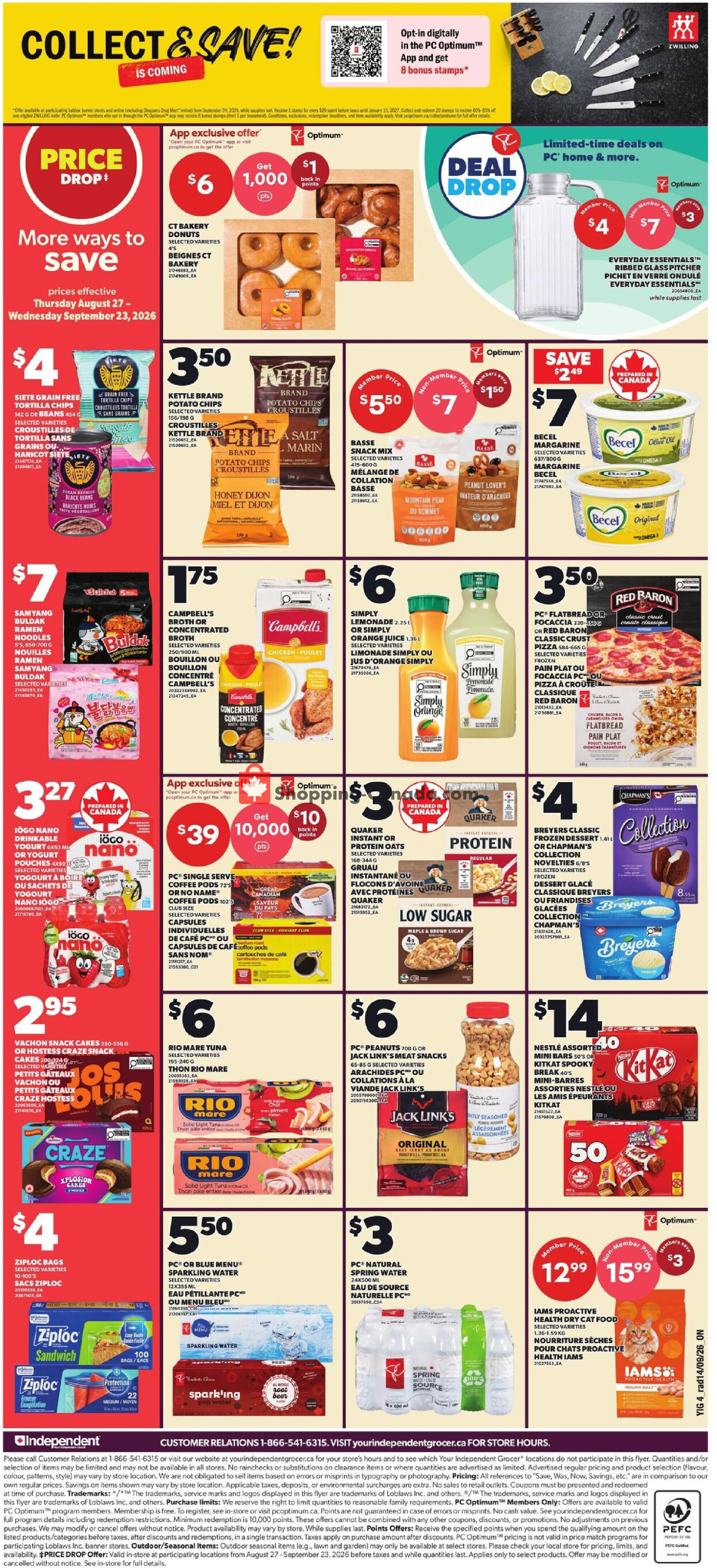 Your Independent Grocer flyer from Thursday September 17, 2026 to Wednesday September 23, 2026 - page 2