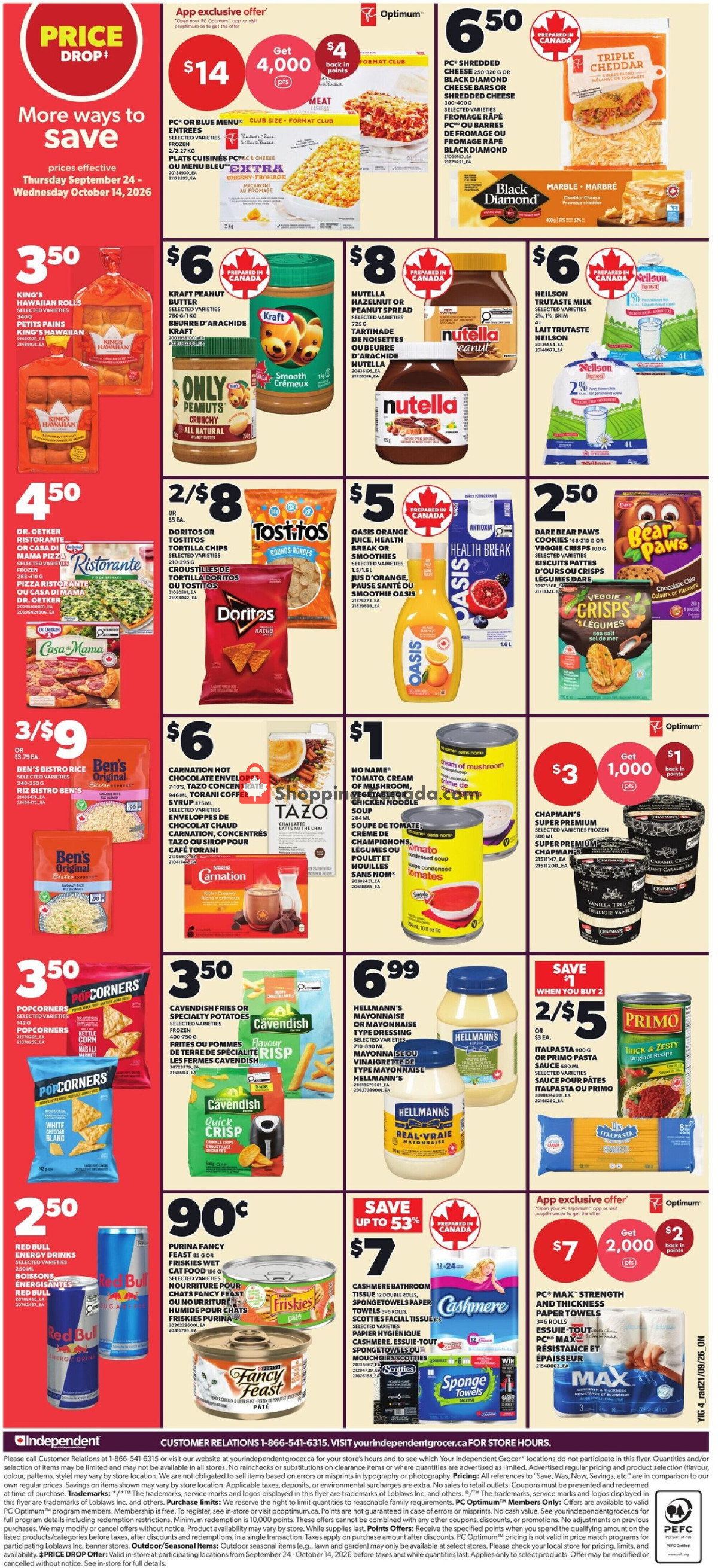 Your Independent Grocer flyer from Thursday September 24, 2026 to Wednesday September 30, 2026 - page 2