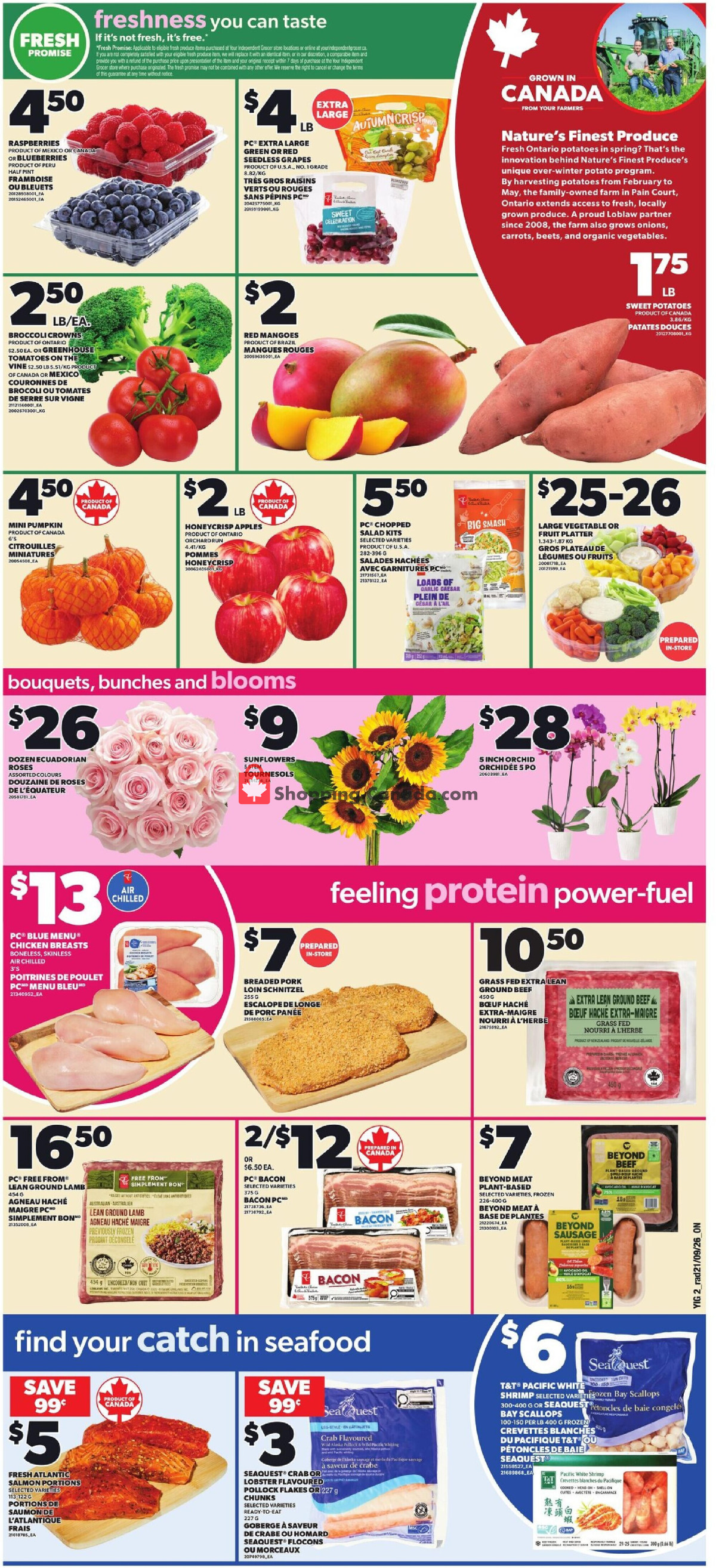 Your Independent Grocer flyer from Thursday September 24, 2026 to Wednesday September 30, 2026 - page 3