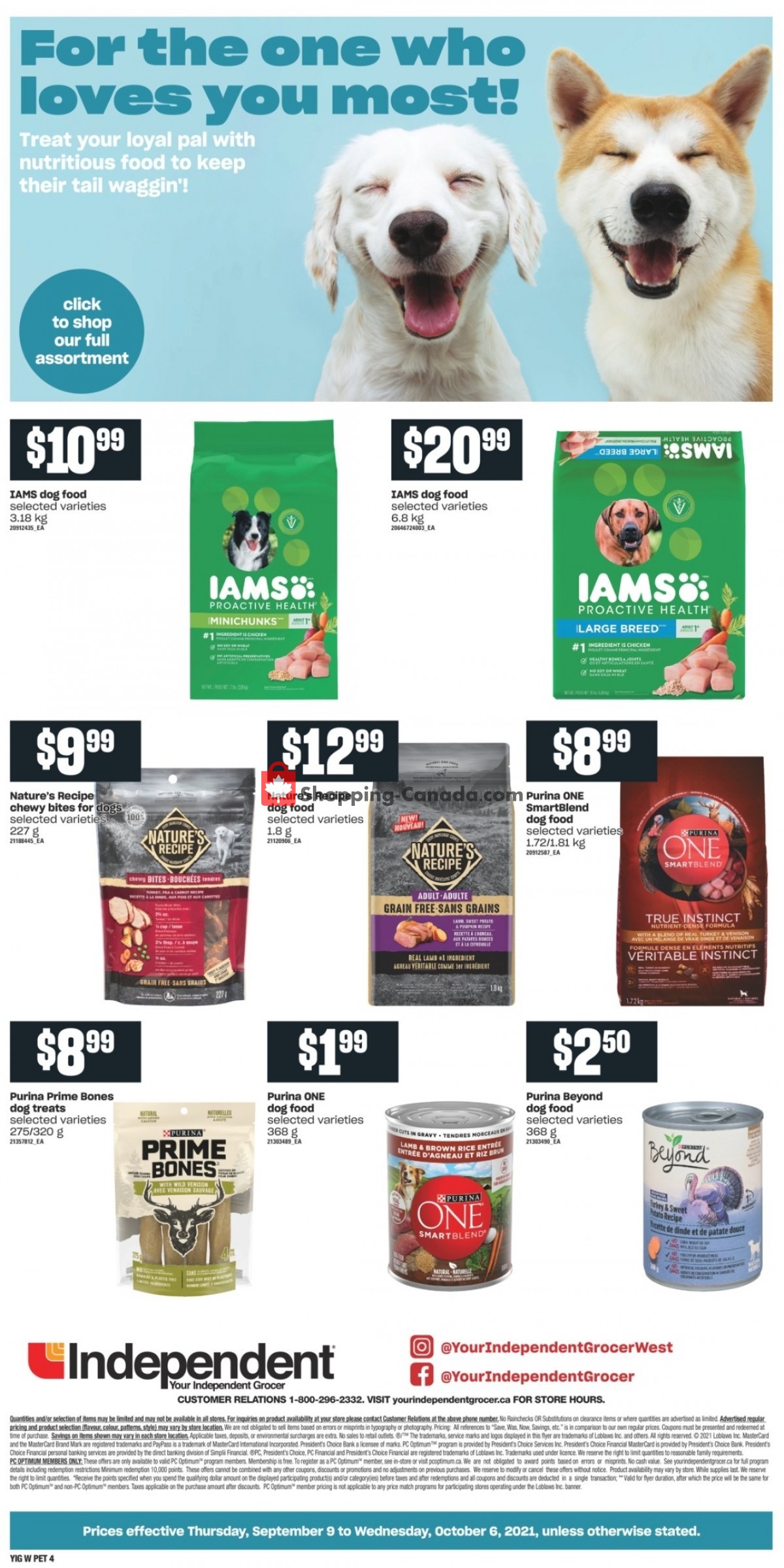 Your Independent Grocer flyer from Thursday September 9, 2021 to Wednesday October 6, 2021 - page 4