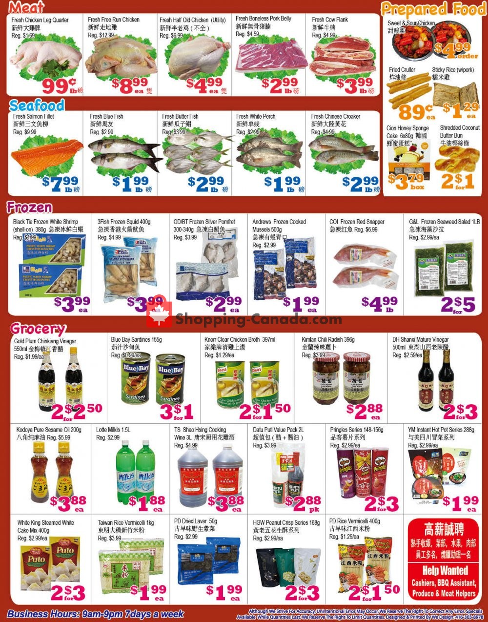 Yuan Ming Supermarket flyer from Friday October 4, 2019 to Thursday October 10, 2019 - page 2