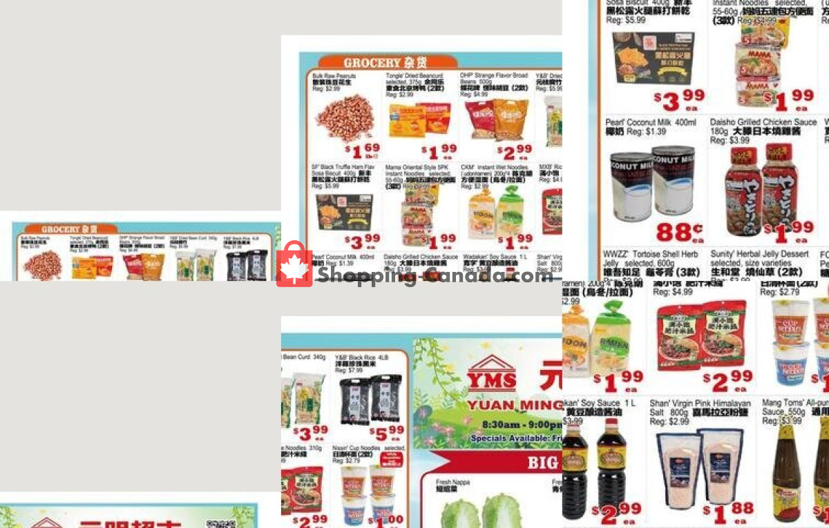 Yuan Ming Supermarket flyer from Friday August 14, 2026 to Thursday August 20, 2026 - page 1