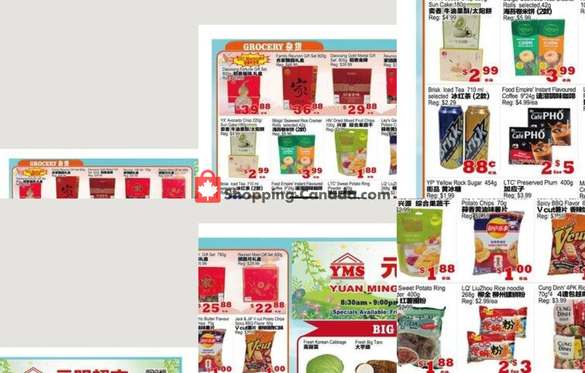 Yuan Ming Supermarket flyer from Friday August 28, 2026 to Thursday September 3, 2026 - page 1