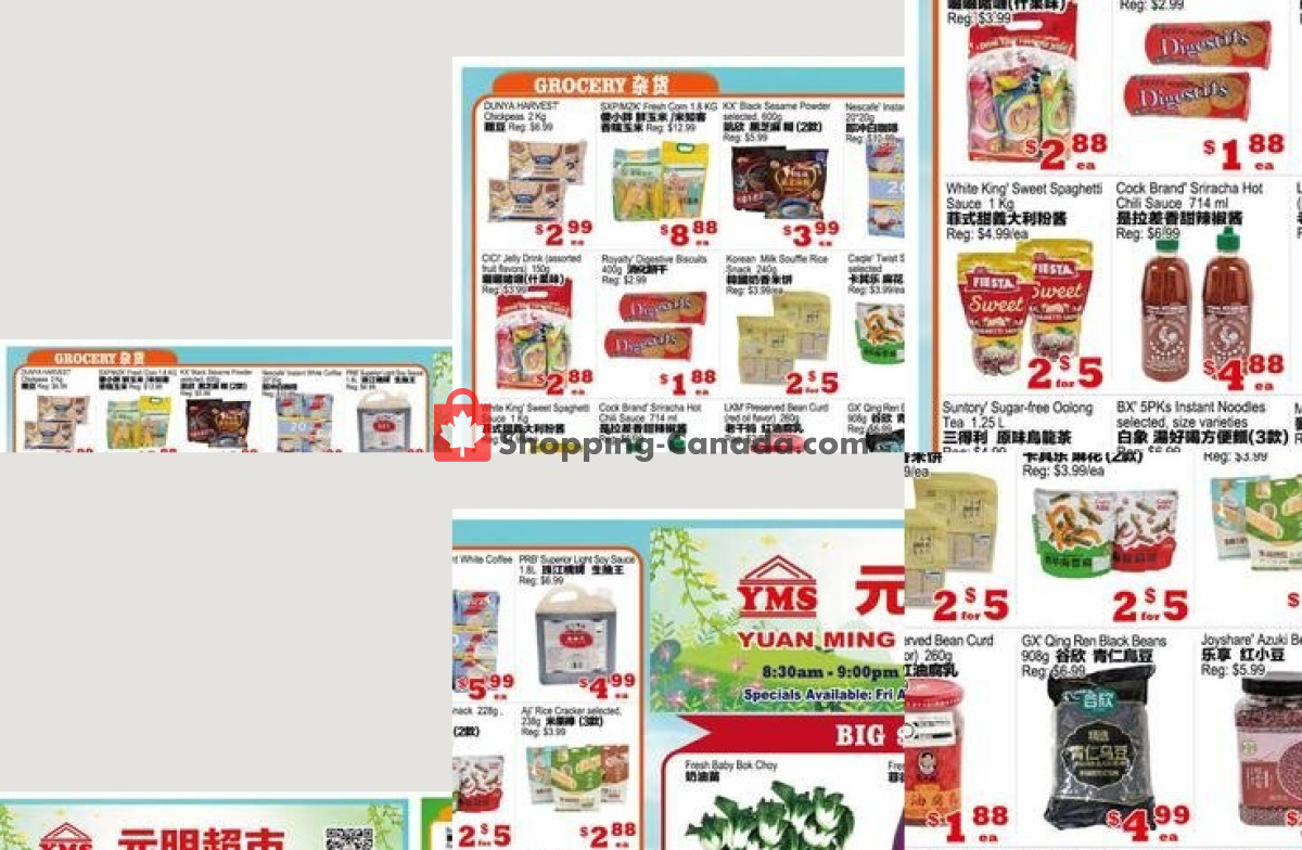 Yuan Ming Supermarket flyer from Friday August 7, 2026 to Thursday August 13, 2026 - page 1