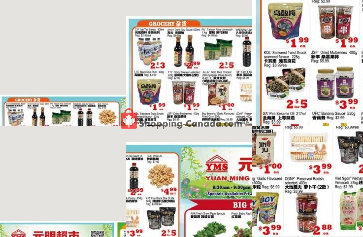 Yuan Ming Supermarket flyer from Friday July 31, 2026 to Thursday August 6, 2026 - page 1