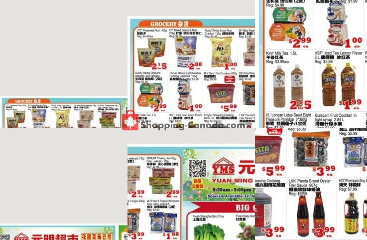 Yuan Ming Supermarket flyer from Friday June 19, 2026 to Thursday June 25, 2026 - page 1