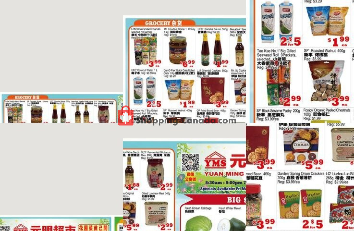 Yuan Ming Supermarket flyer from Friday May 22, 2026 to Thursday May 28, 2026 - page 1