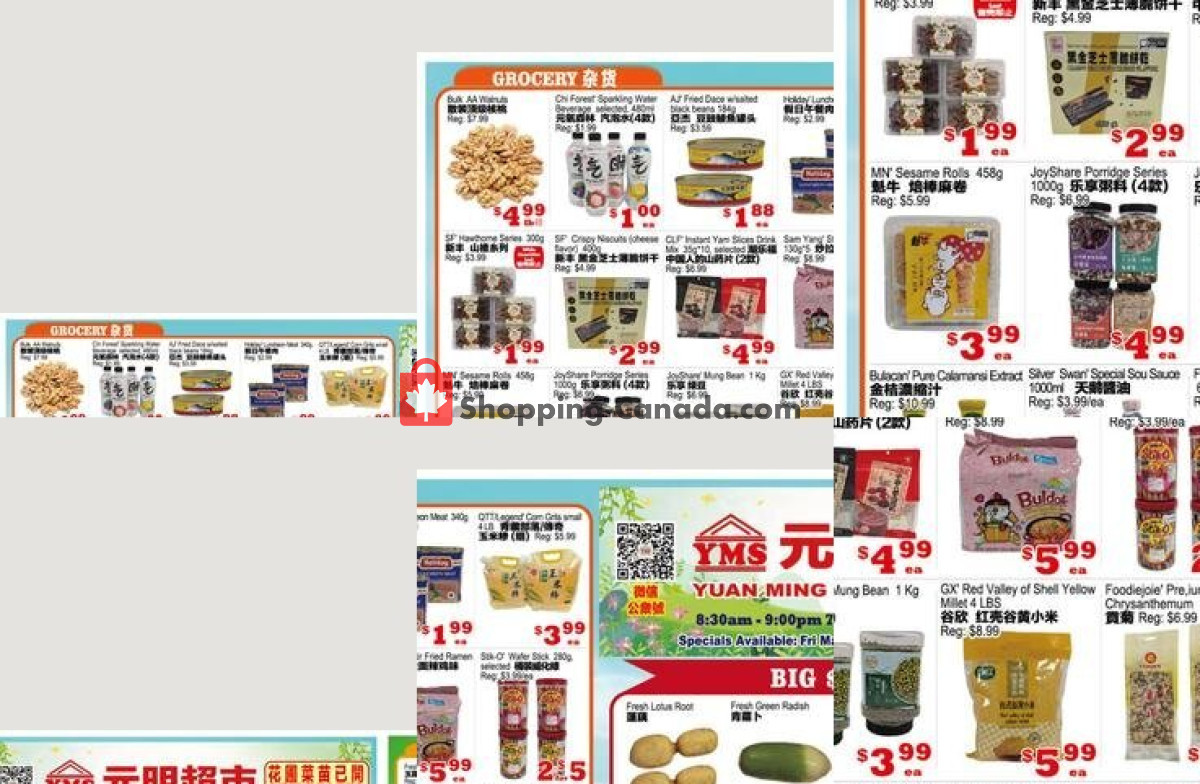 Yuan Ming Supermarket flyer from Friday May 29, 2026 to Thursday June 4, 2026 - page 1