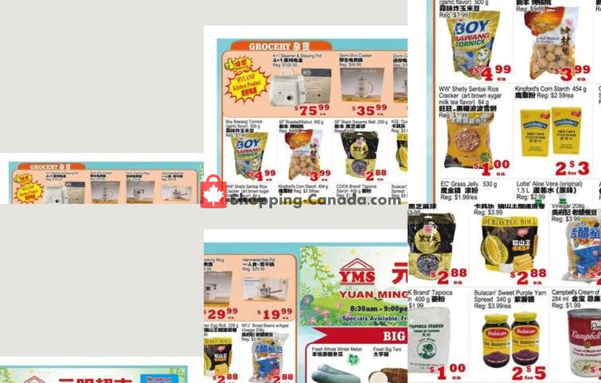Yuan Ming Supermarket flyer from Friday September 4, 2026 to Thursday September 10, 2026 - page 1