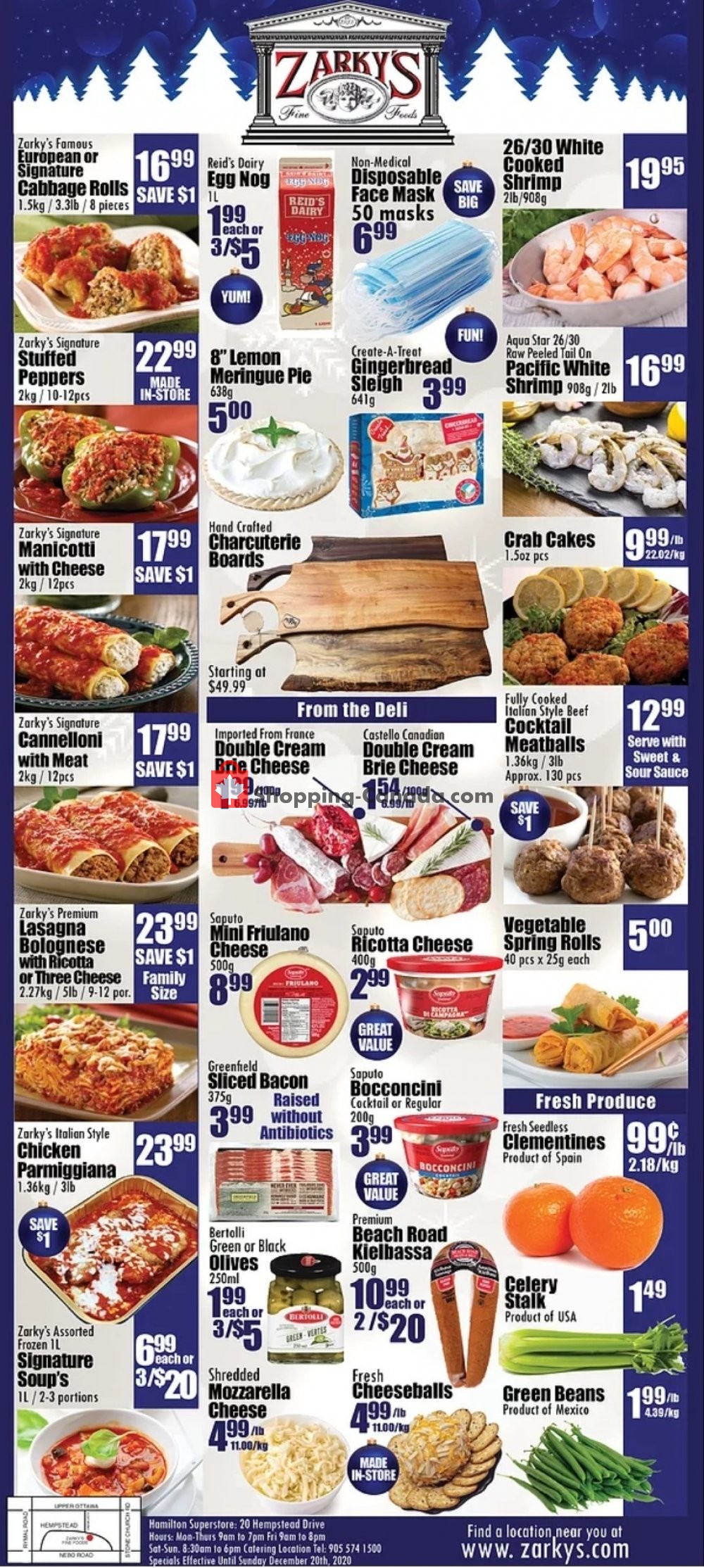 Zarky's flyer from Wednesday December 16, 2020 to Sunday December 20, 2020 - page 1
