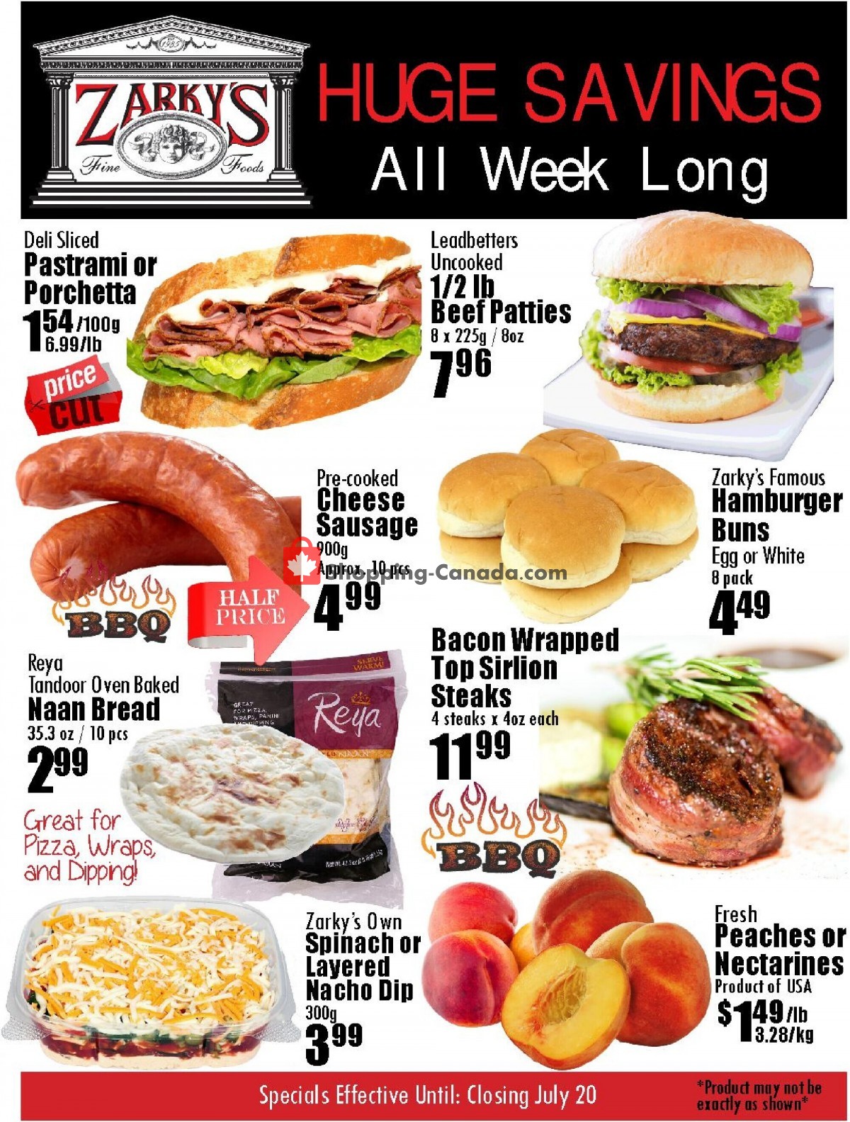 Zarky's flyer from Wednesday July 14, 2021 to Tuesday July 20, 2021 - page 1
