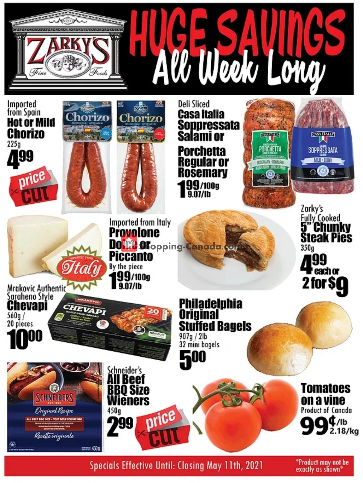 Zarky's flyer from Wednesday May 5, 2021 to Tuesday May 11, 2021 - page 1