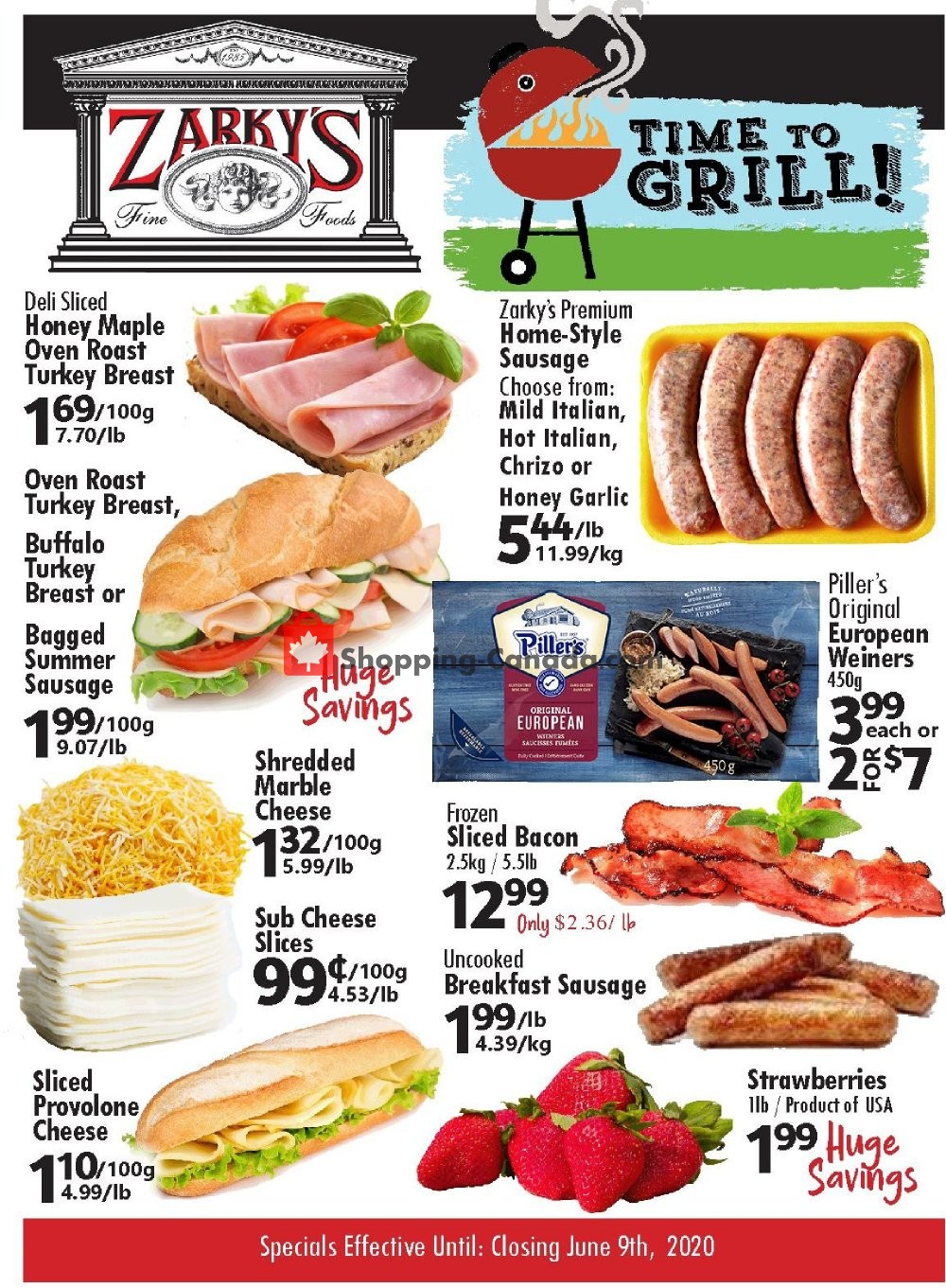 Zarky's flyer from Wednesday June 3, 2020 to Tuesday June 9, 2020 - page 1