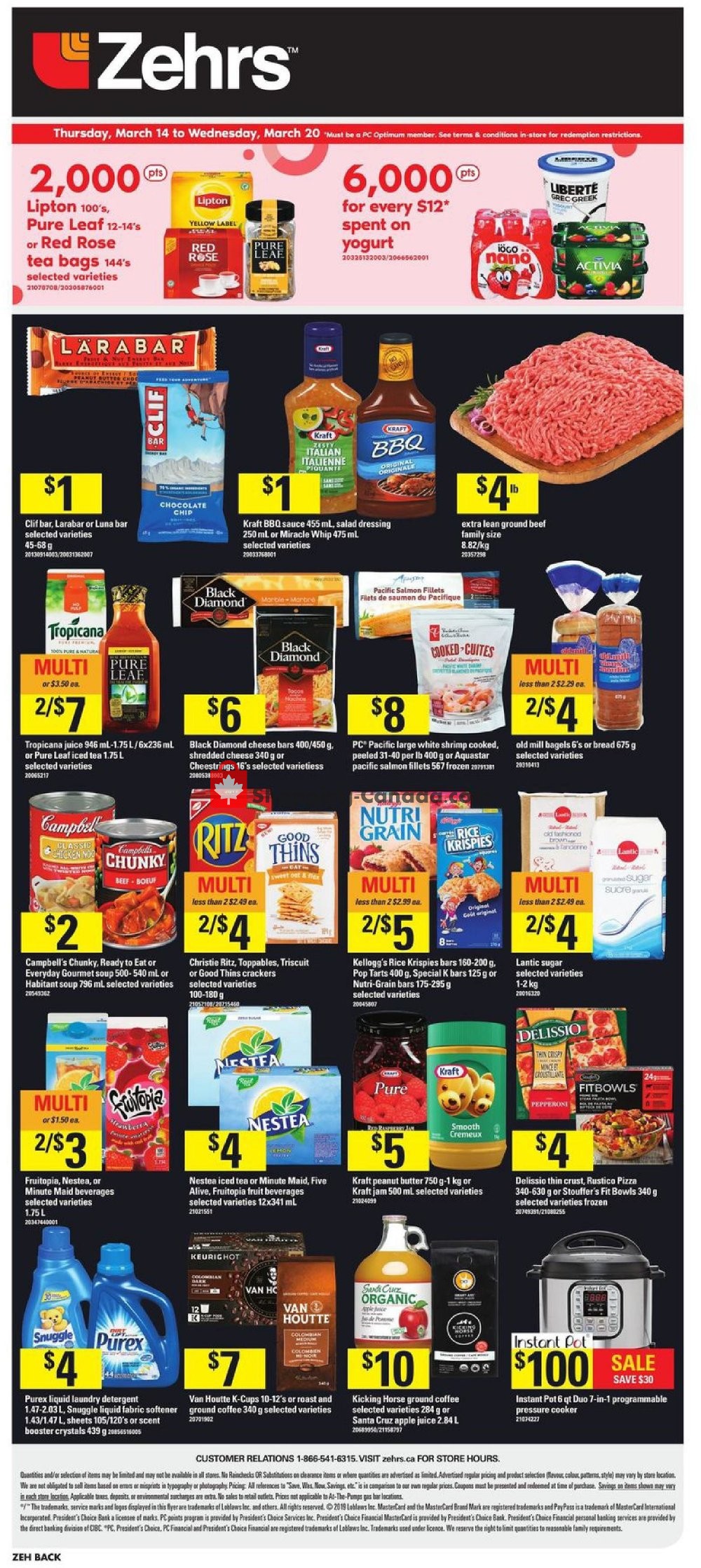 Zehrs flyer from Thursday March 14, 2019 to Wednesday March 20, 2019 - page 16