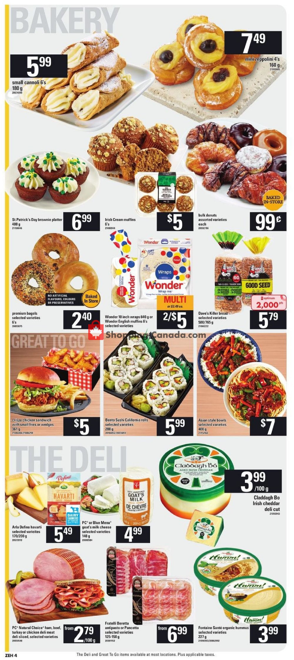 Zehrs flyer from Thursday March 14, 2019 to Wednesday March 20, 2019 - page 4