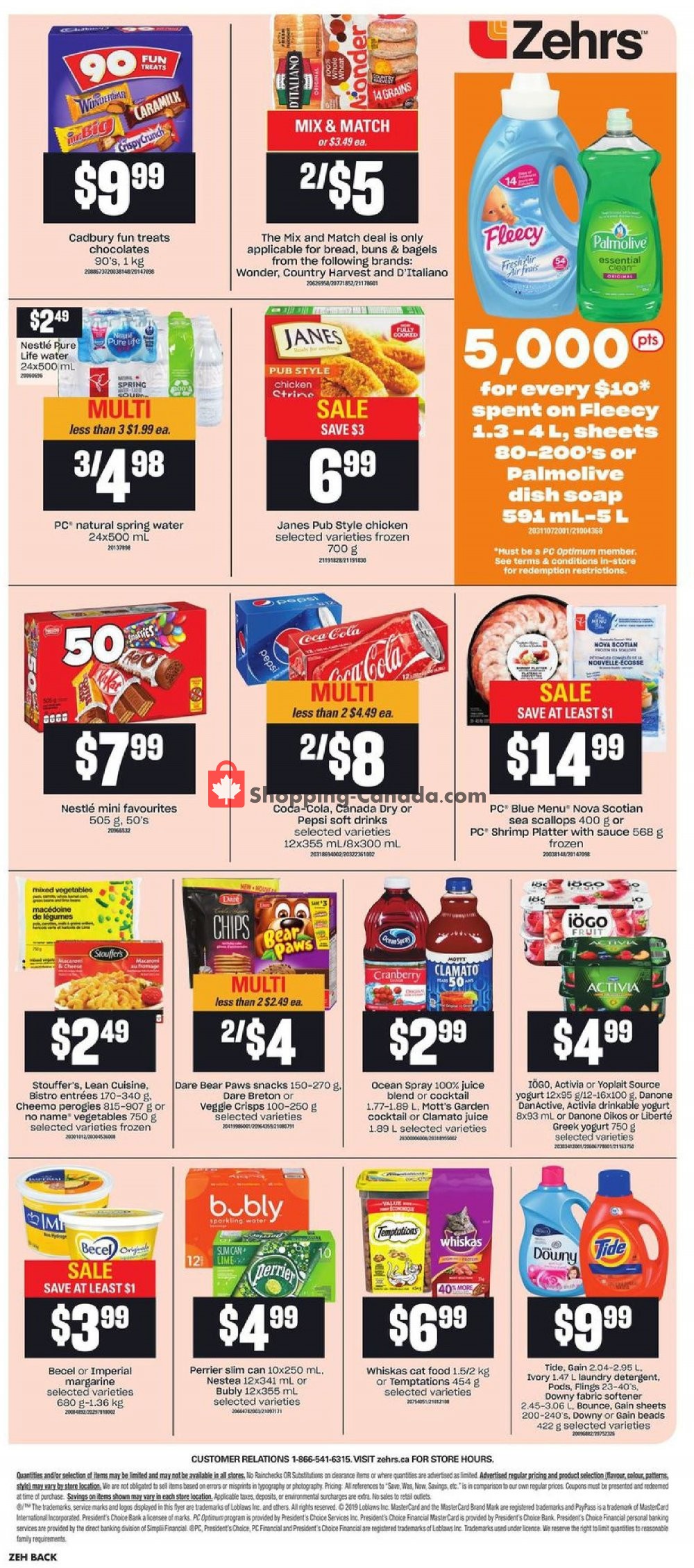 Zehrs flyer from Thursday October 10, 2019 to Wednesday October 16, 2019 - page 18