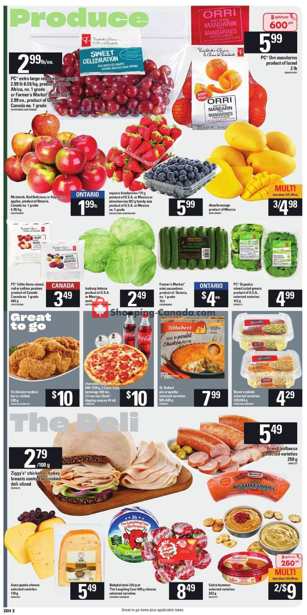 Zehrs Canada, flyer (Food Lovers Unit) April 16 April 22, 2020 Shopping Canada