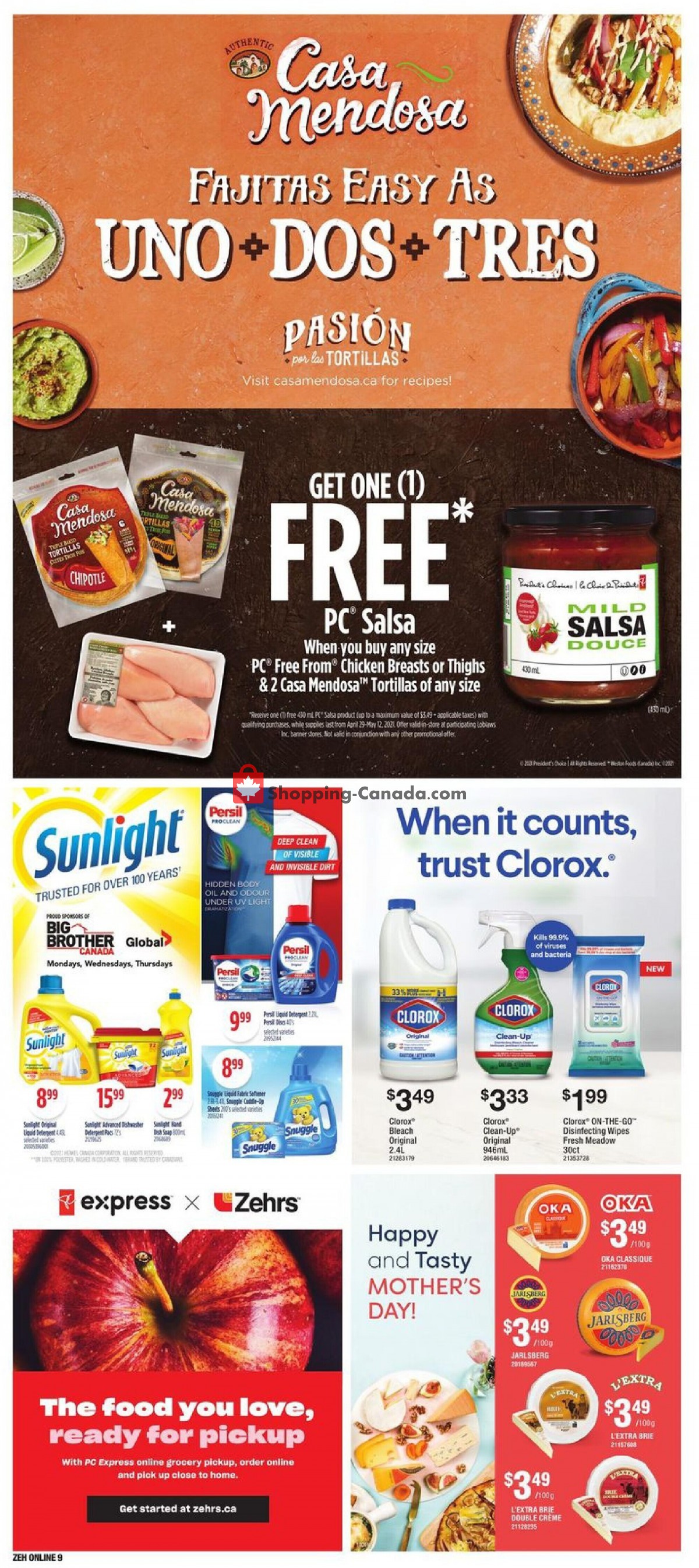 Zehrs flyer from Thursday April 29, 2021 to Wednesday May 5, 2021 - page 14