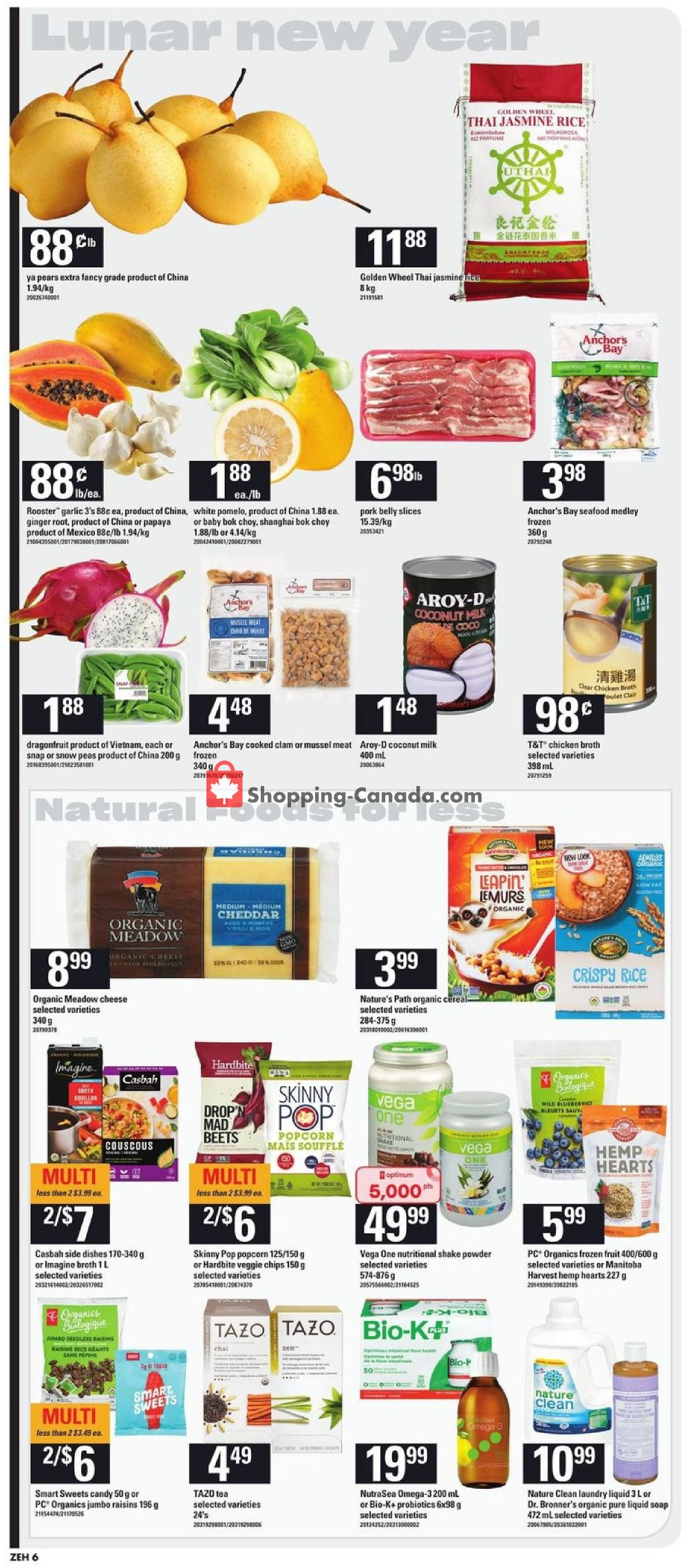 Zehrs flyer from Thursday January 16, 2020 to Wednesday January 22, 2020 - page 6