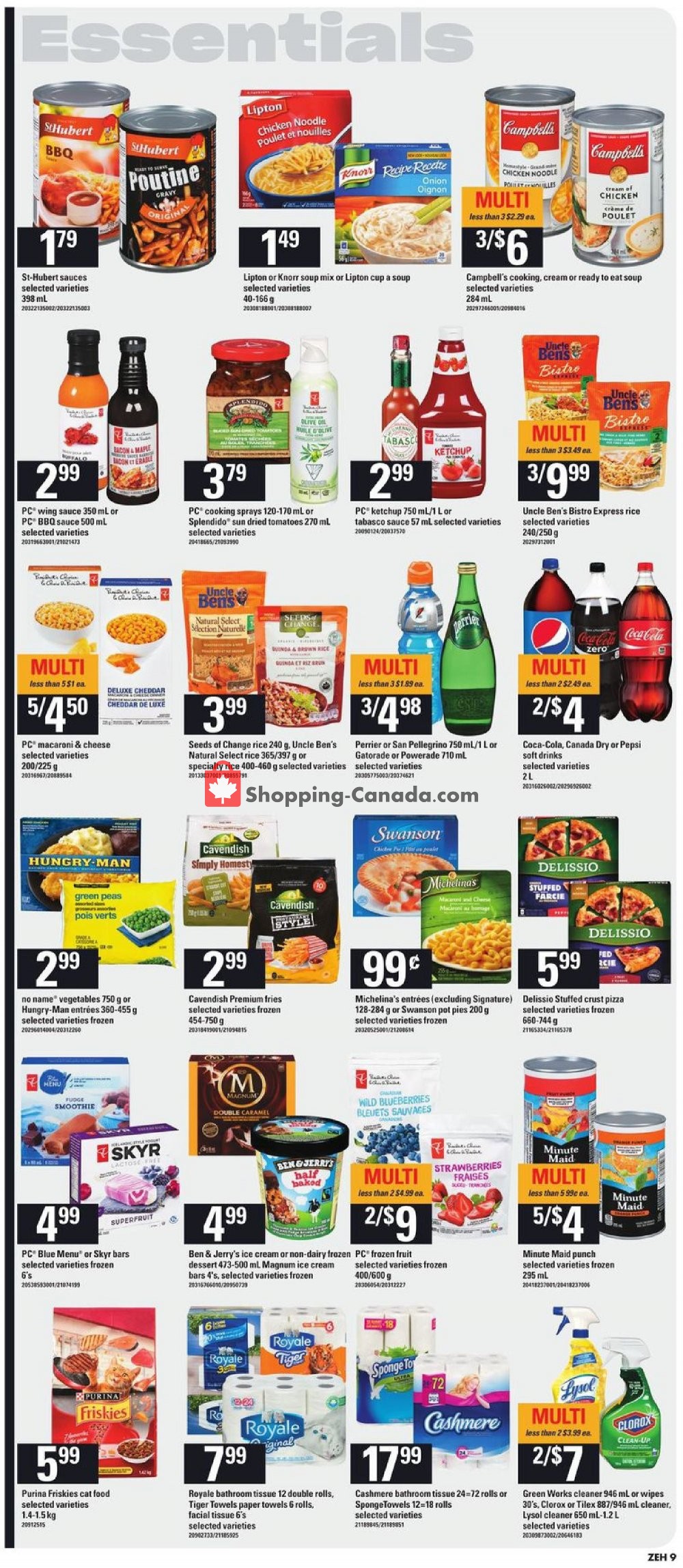 Zehrs flyer from Thursday January 16, 2020 to Wednesday January 22, 2020 - page 9