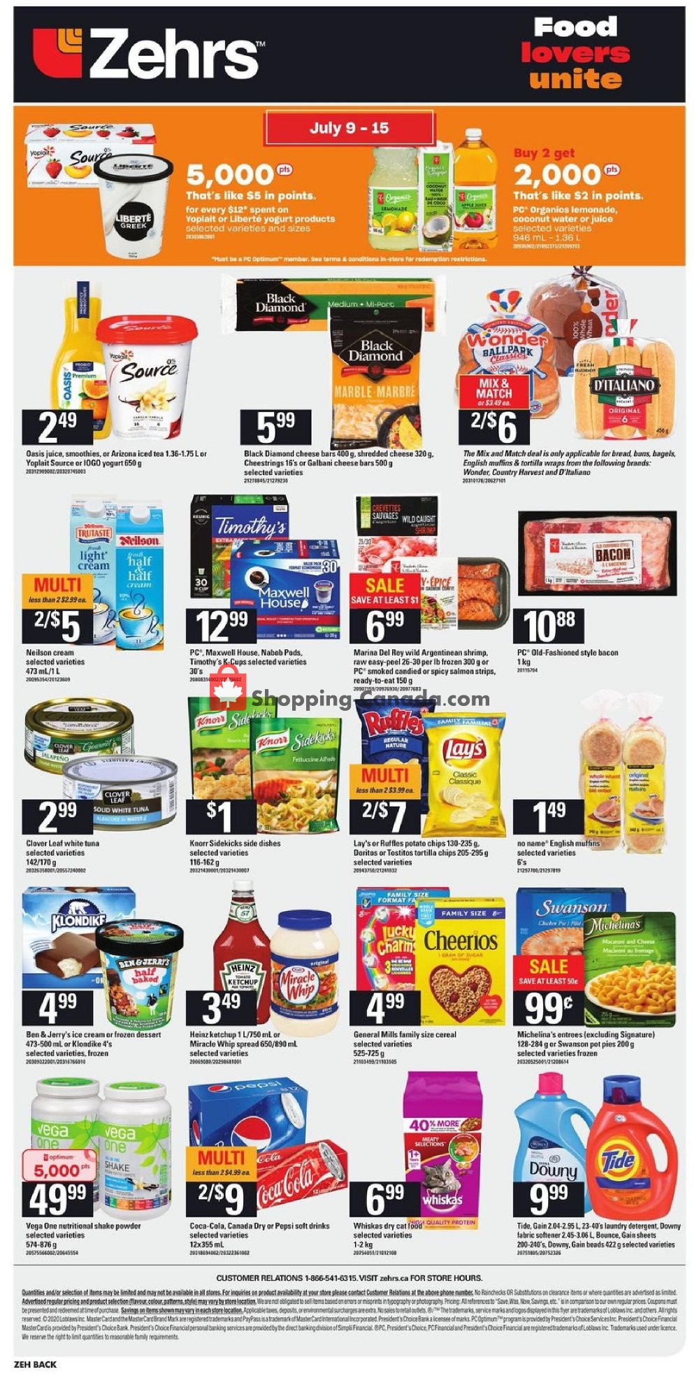 Zehrs flyer from Thursday July 9, 2020 to Wednesday July 15, 2020 - page 2
