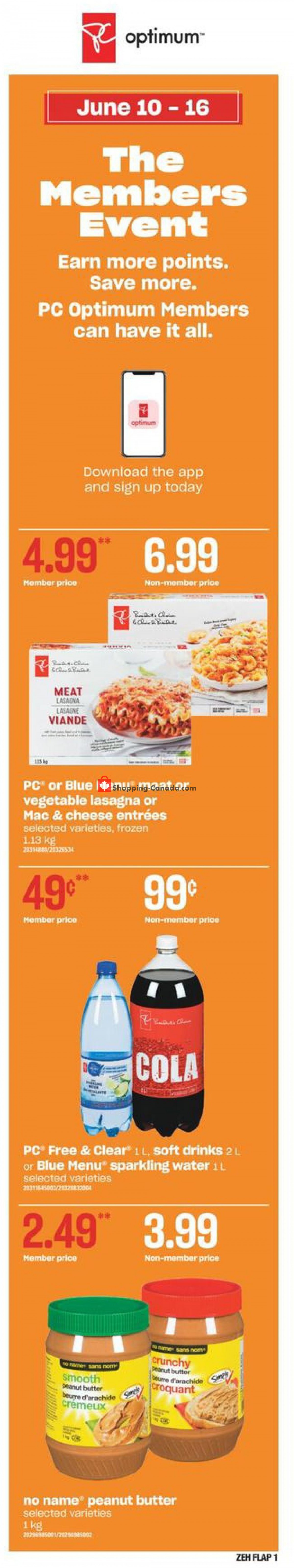 Zehrs flyer from Thursday June 10, 2021 to Wednesday June 16, 2021 - page 1