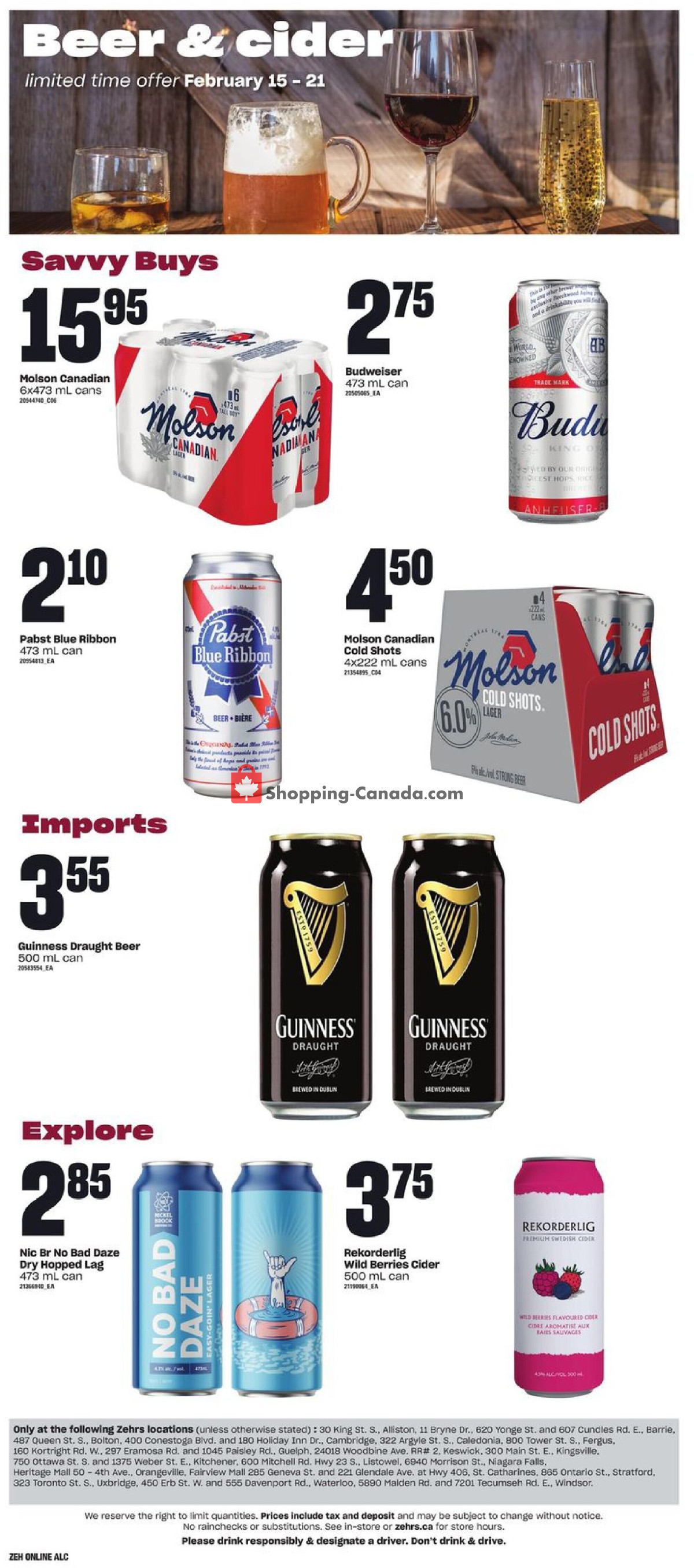 Zehrs flyer from Thursday February 15, 2024 to Wednesday February 21, 2024 - page 12