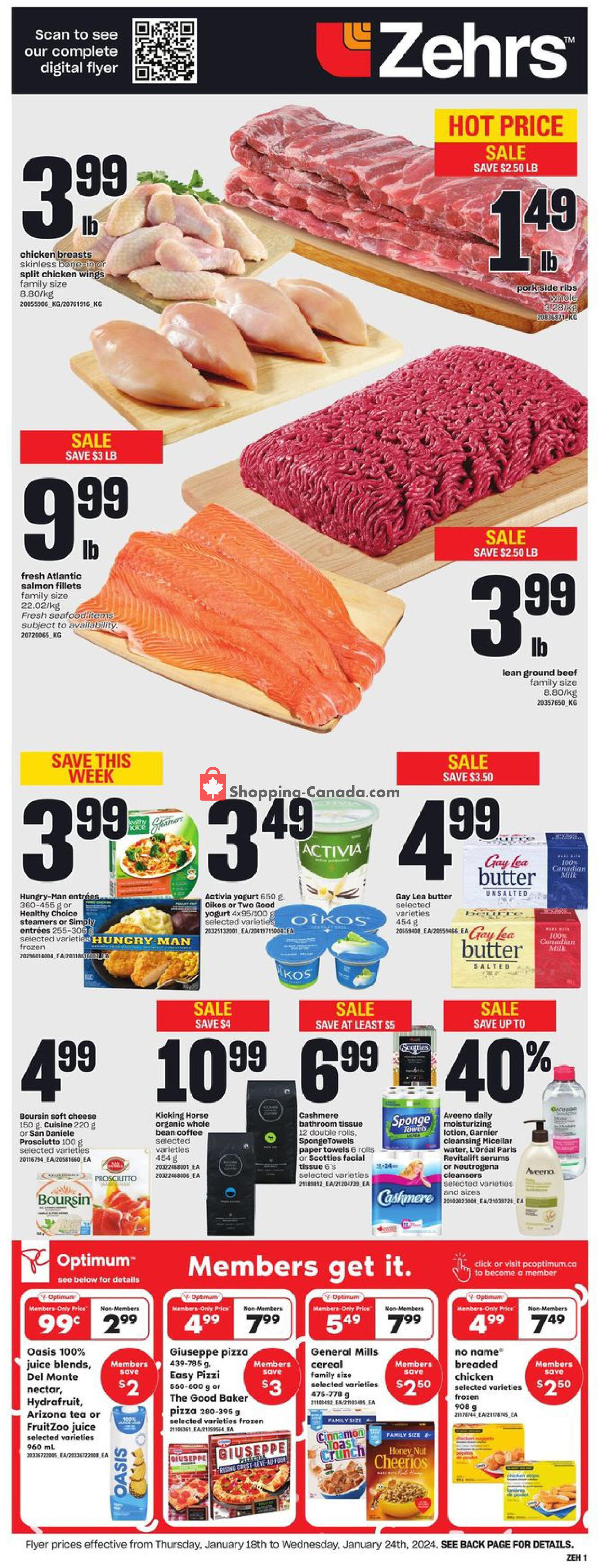 Zehrs flyer from Thursday January 18, 2024 to Wednesday January 24, 2024 - page 4