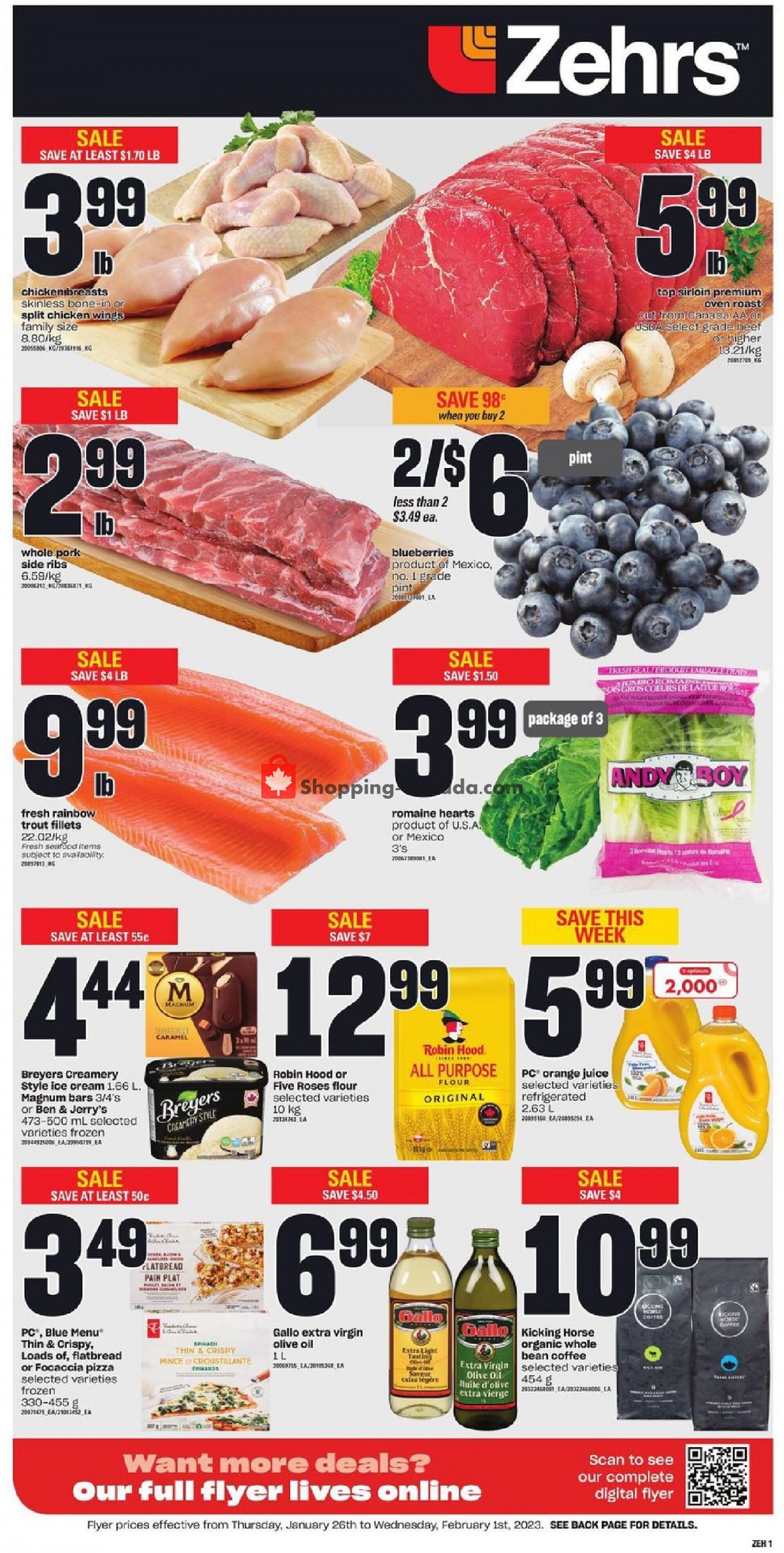 Zehrs flyer from Thursday January 26, 2023 to Wednesday February 1, 2023 - page 3